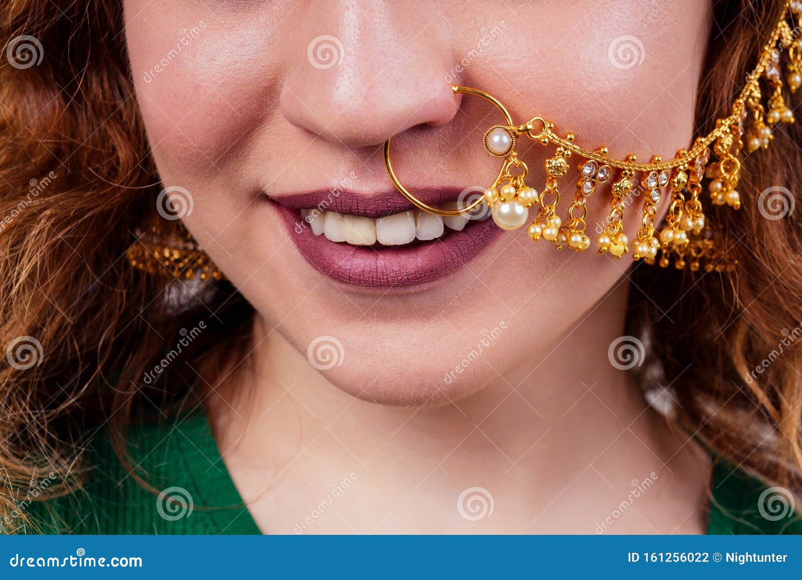 Indian nose piercing hi-res stock photography and images - Page 3 - Alamy