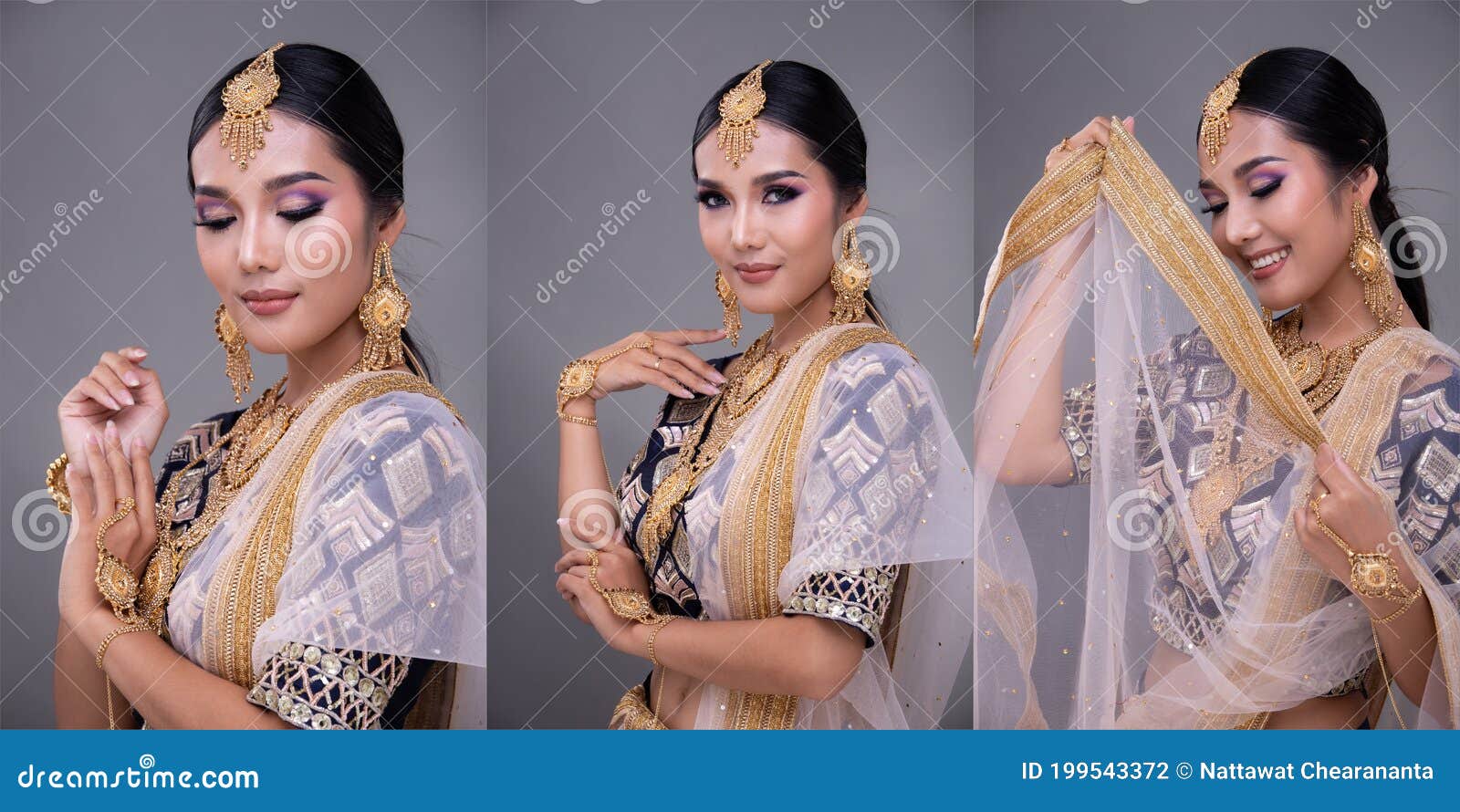Indian Assamese bride in wedding dress India MR#145 Stock Photo - Alamy