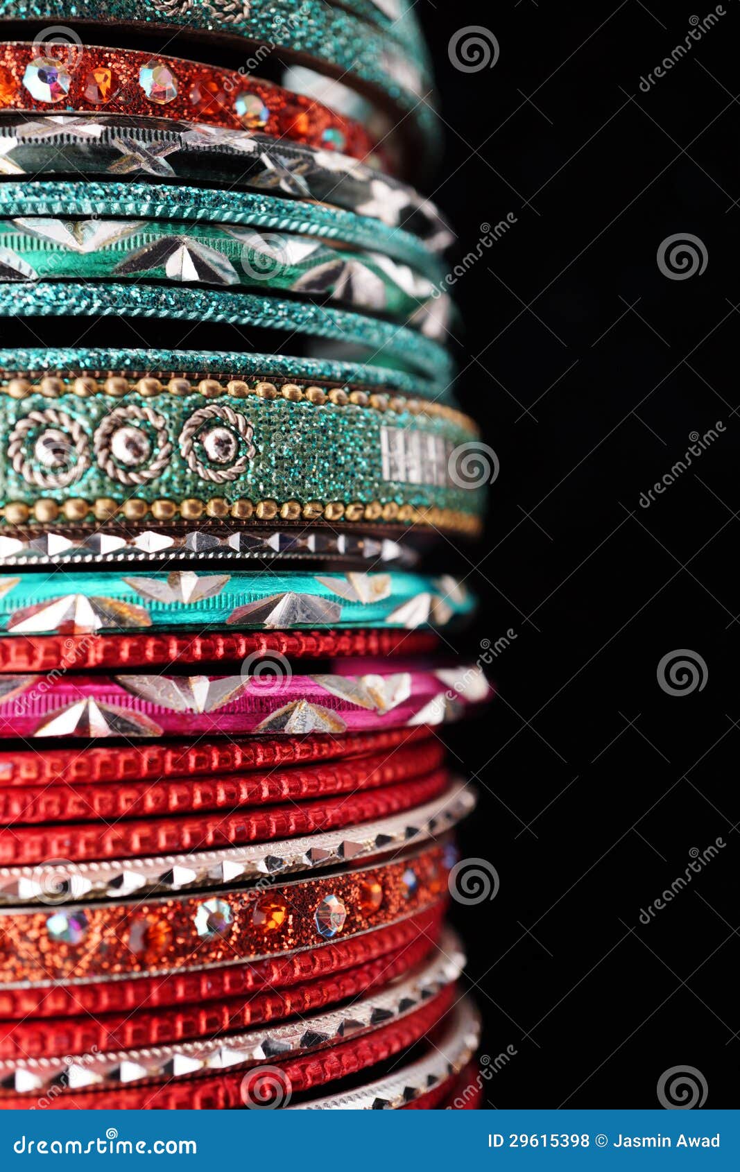 Indian Bracelets stock photo. Image of jewelry, bracelet - 29615398