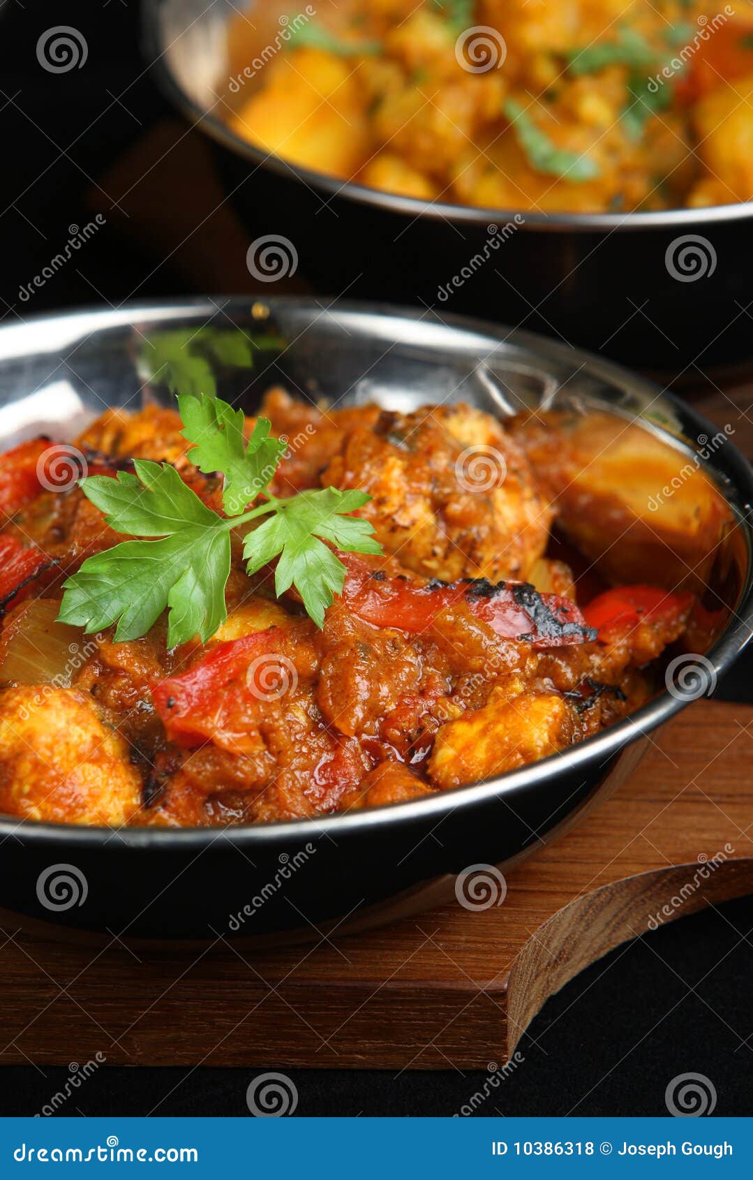 Chicken jalfrezi balti dish Stock Photo by ©Stocksolutions 30451721
