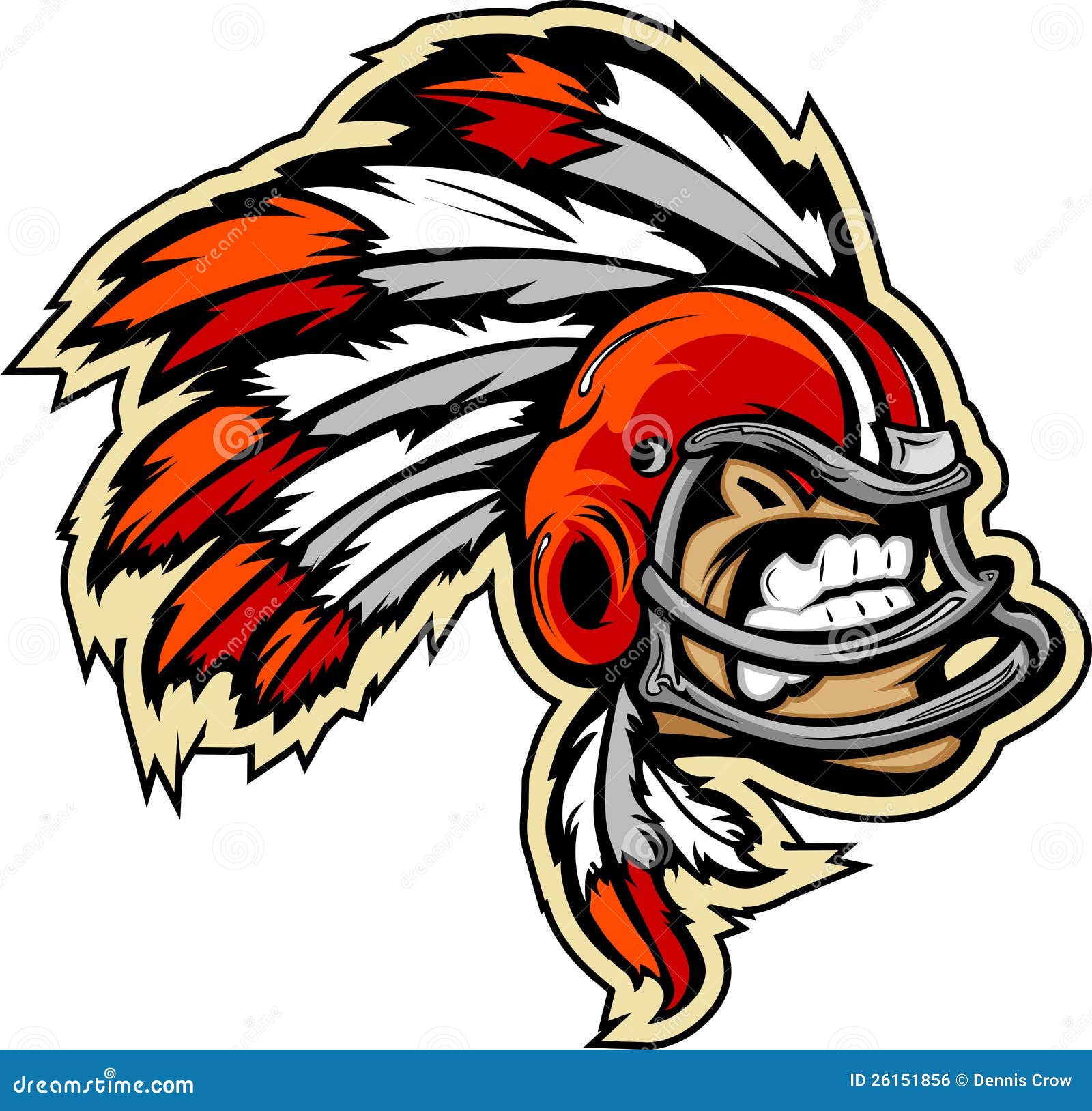 native american mascots helmet