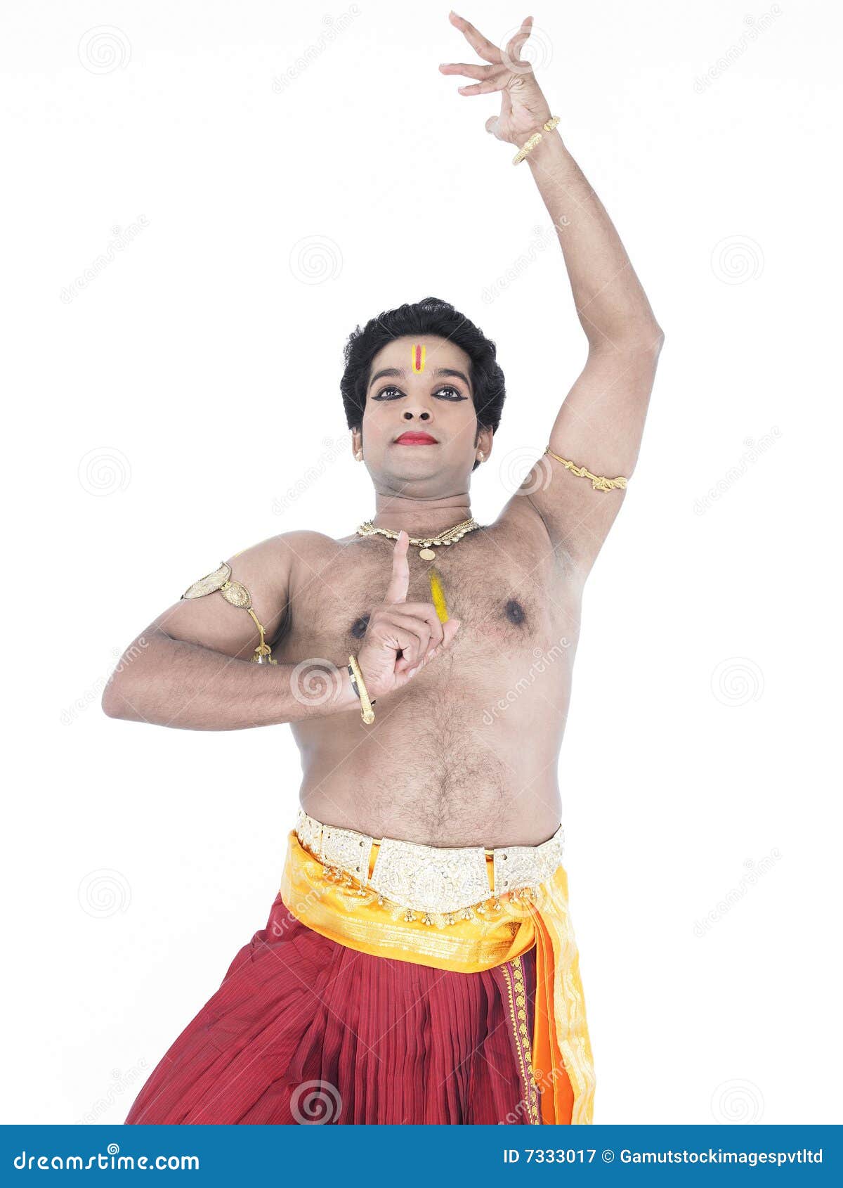 Indian Classical Male Dancer Stock Image Image of classic, culture
