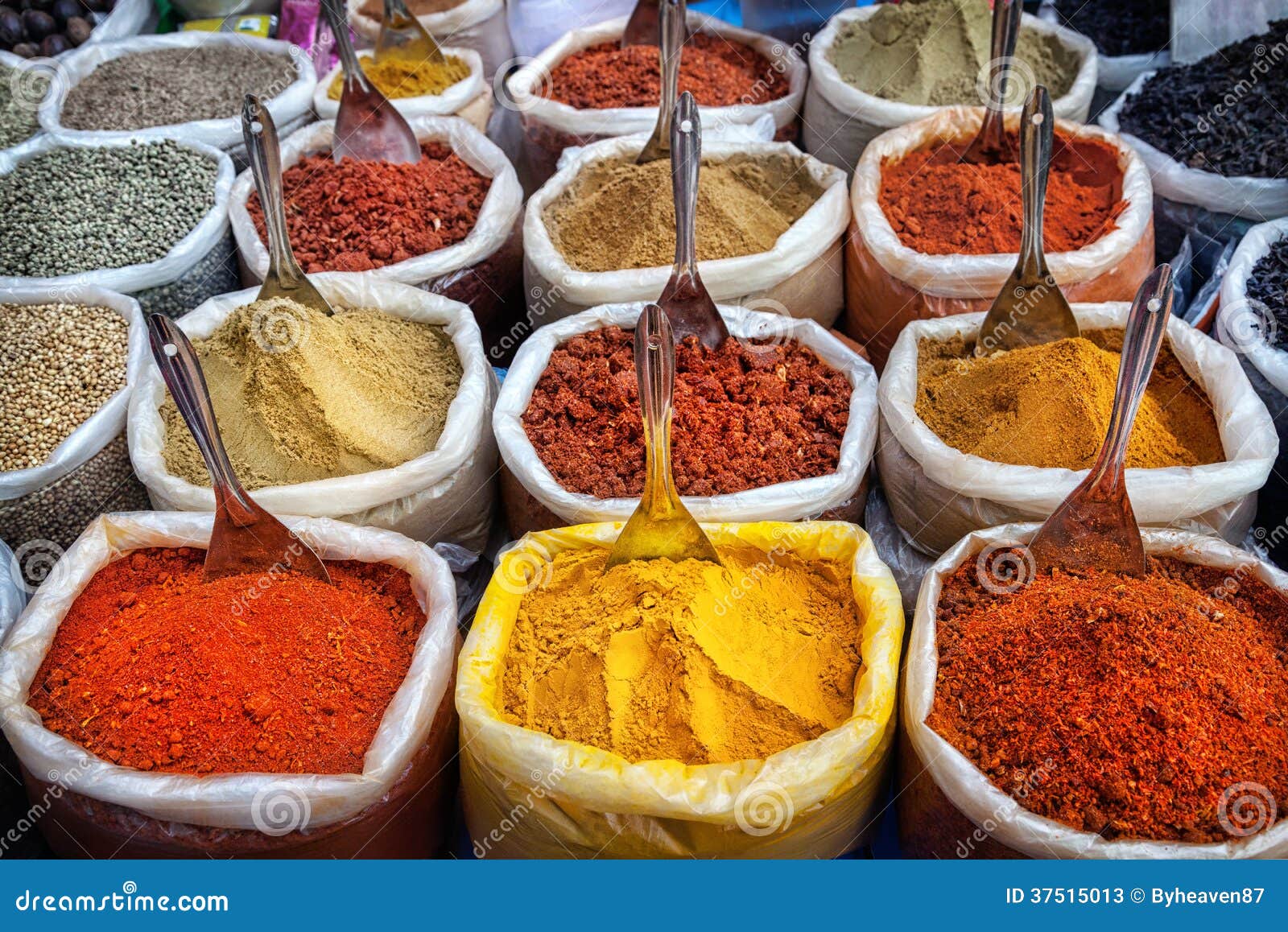 indian colorful spices