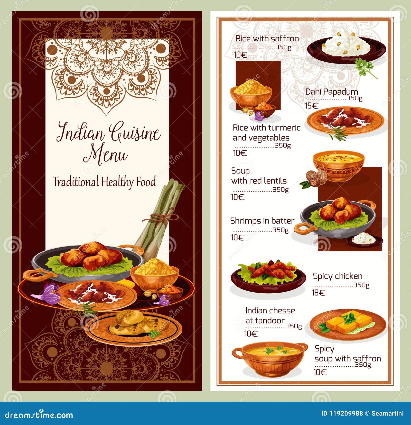 Resturant Menu Template from thumbs.dreamstime.com