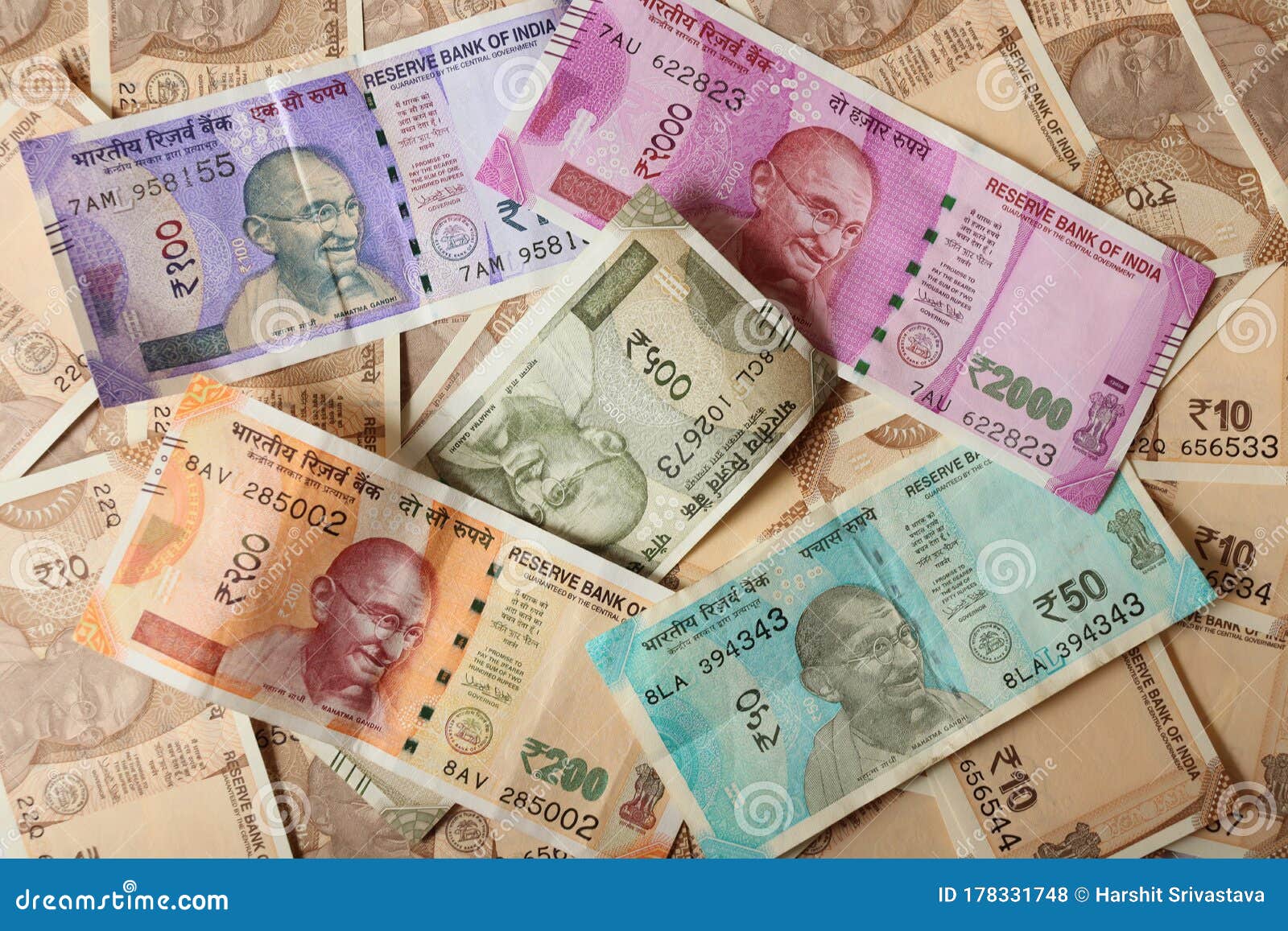 Indian Currency Notes Background Wallpaper. Stock Photo - Image of  business, bill: 178331748
