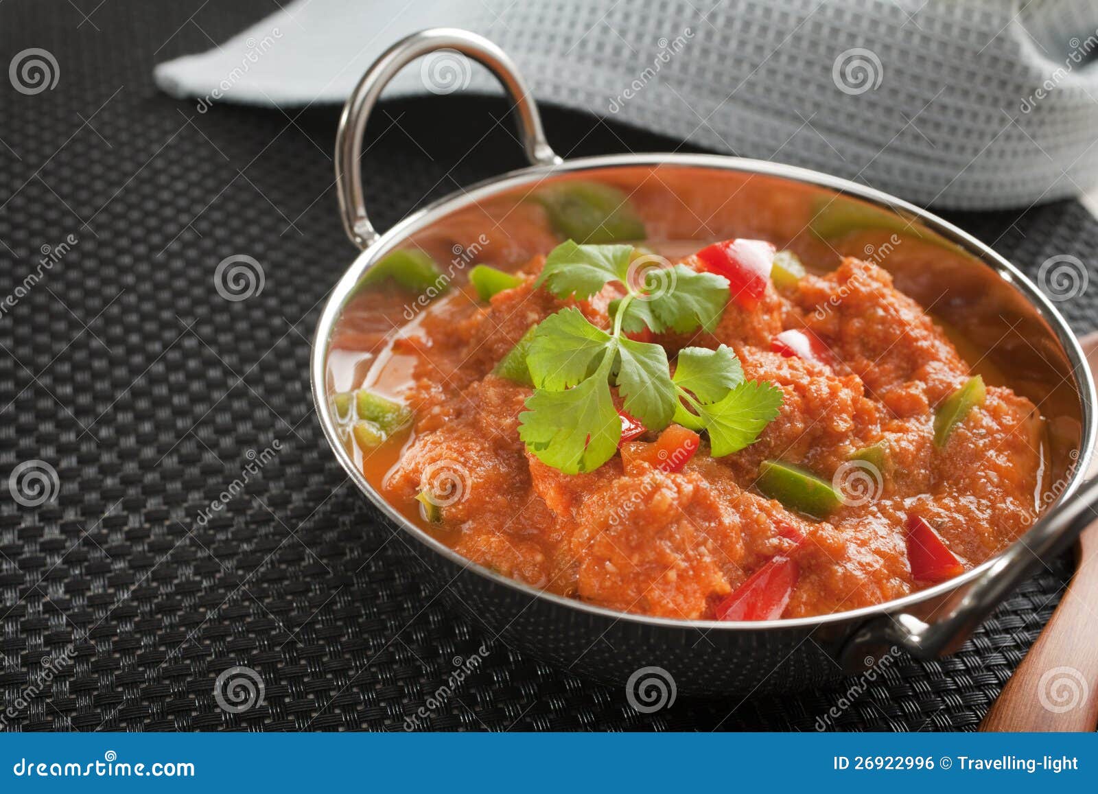Indian Curry Chicken Jalfrezi Stock Photo Image of dish, balti 26922996