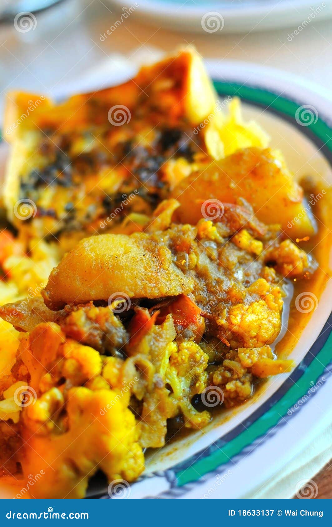 Indian curry cuisine stock image. Image of plate, brown 18633137