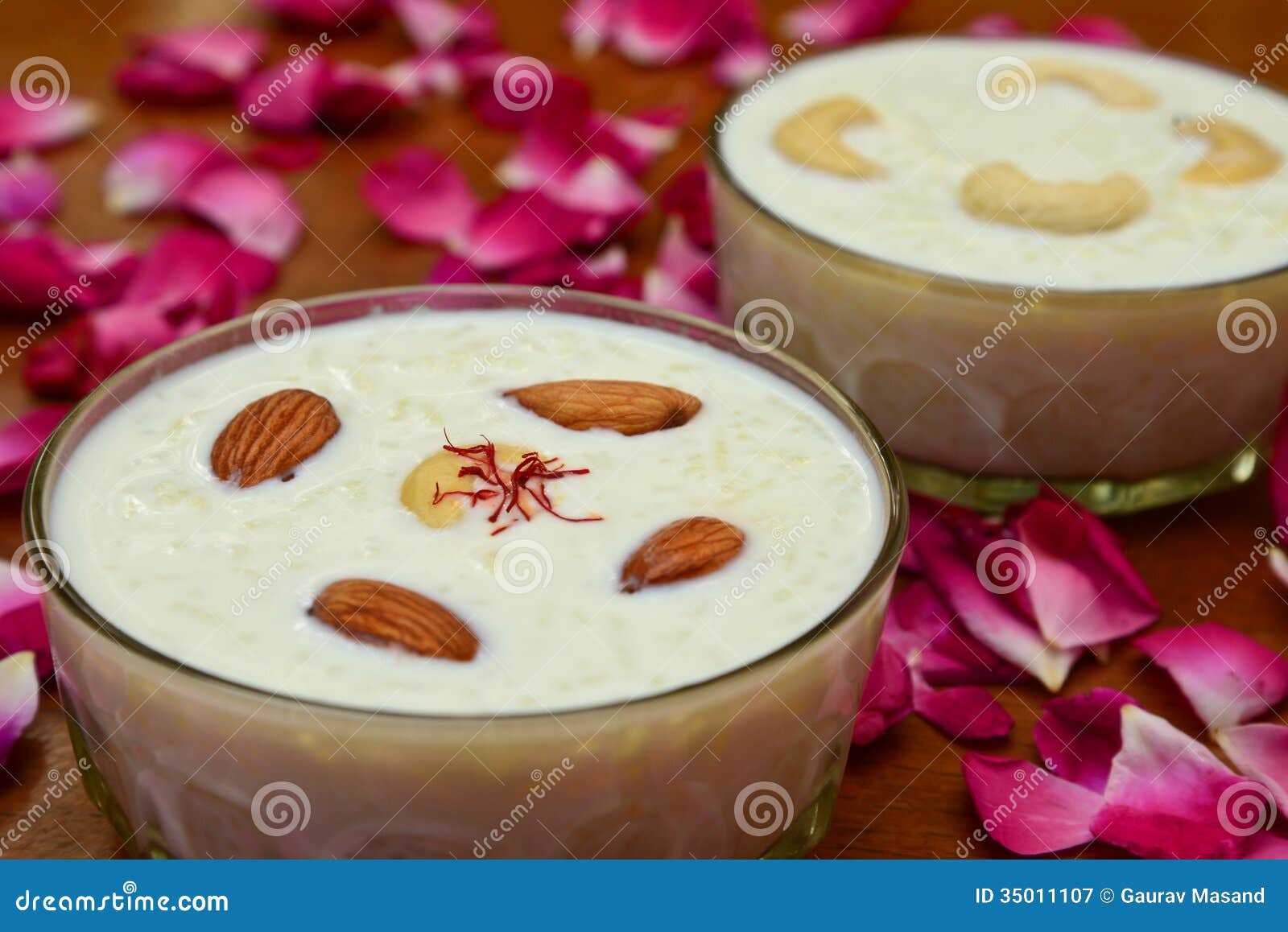 Indian desert Rice Kheer stock image. Image of kheer 35011107