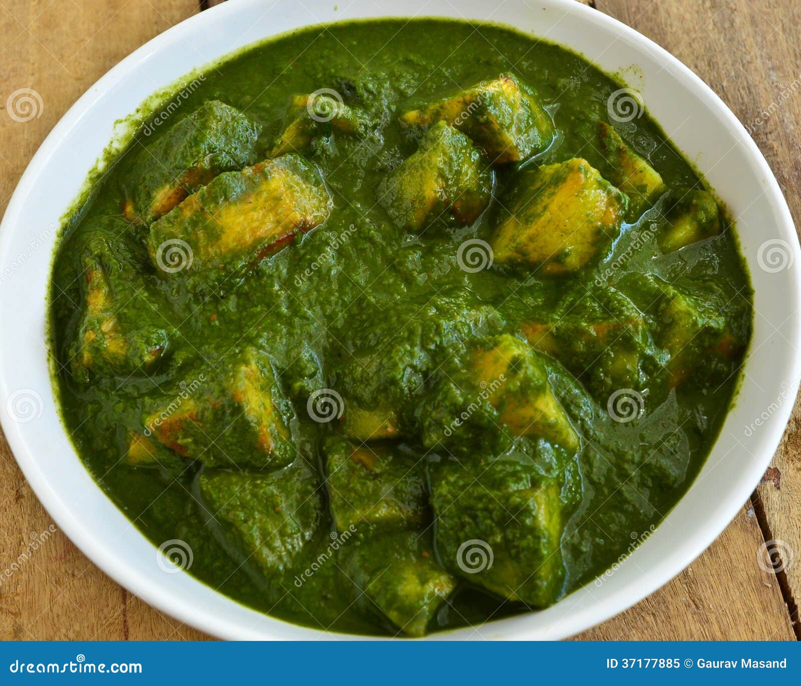 Indian DishAloo palak stock image. Image of fried, bhindi 37177885