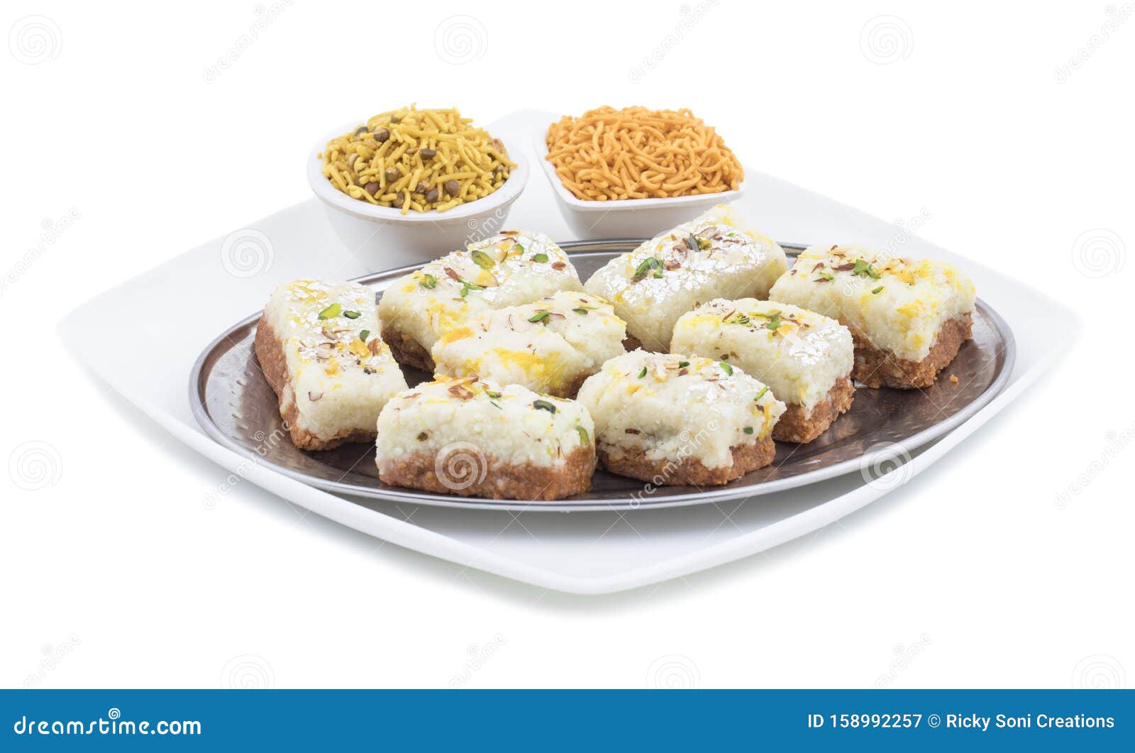 Indian Diwali Sweet Food Kalakand Stock Image Image Of
