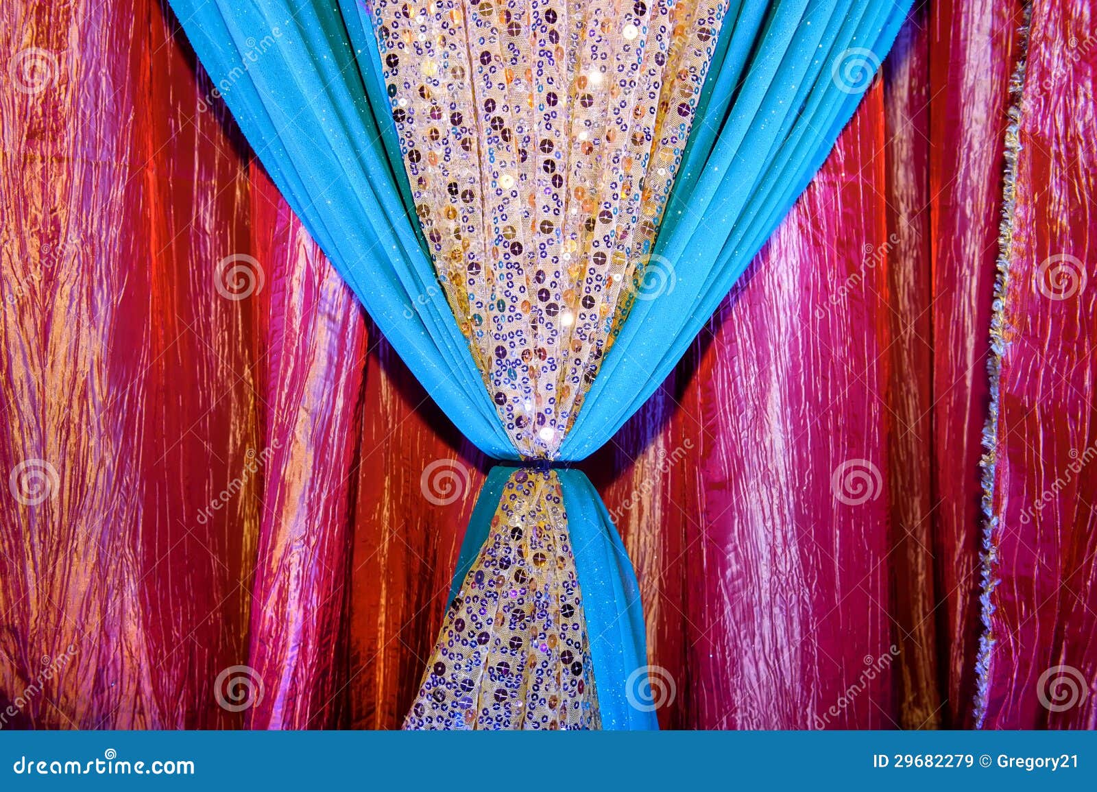 Indian fabrics at wedding stock image. Image of asia 29682279