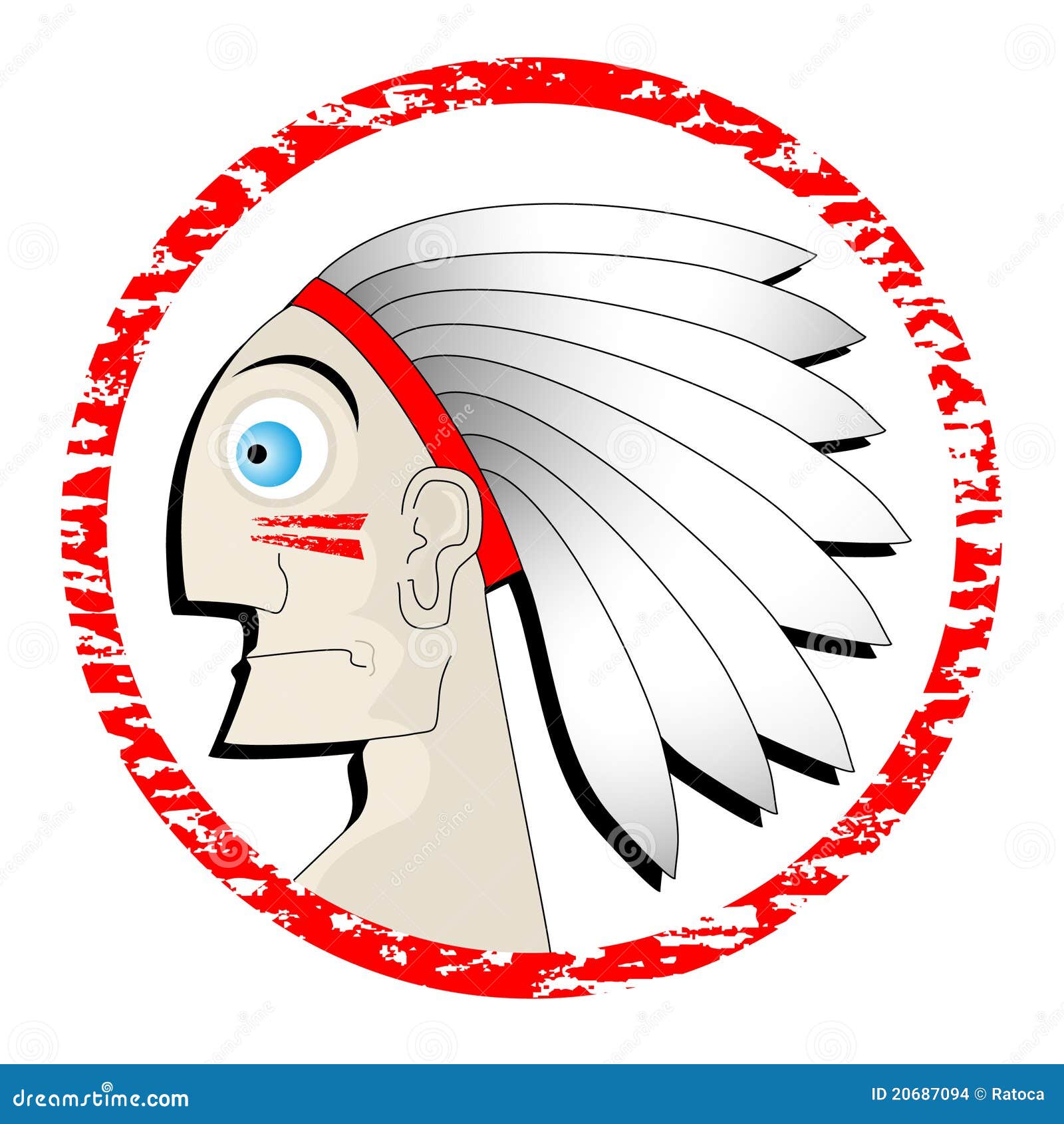 Indian face stock vector. Illustration of creative, arrogant - 20687094