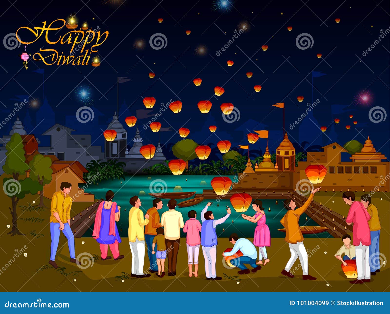 Diwali Festival Kid Stock Illustrations – 340 Diwali Festival Kid Stock  Illustrations, Vectors & Clipart - Dreamstime