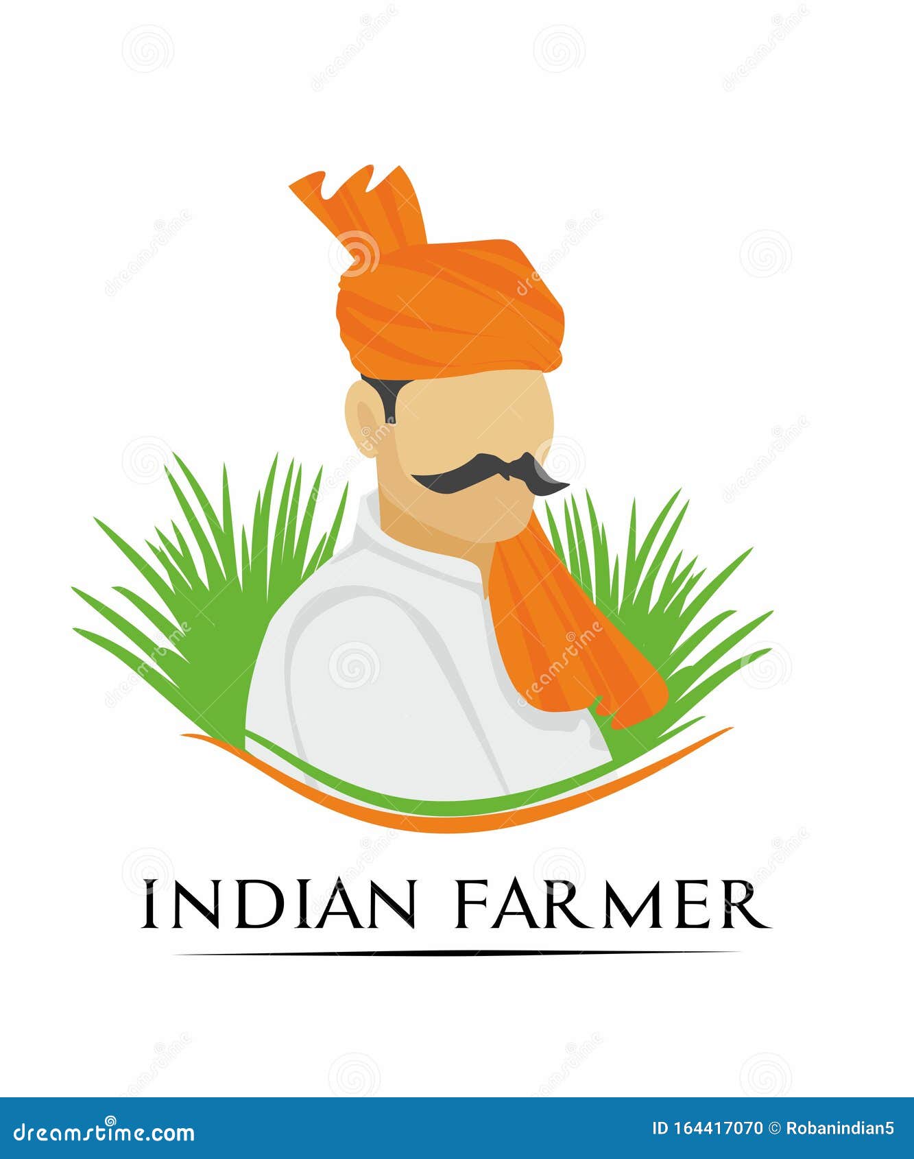 indian farmer cartoon