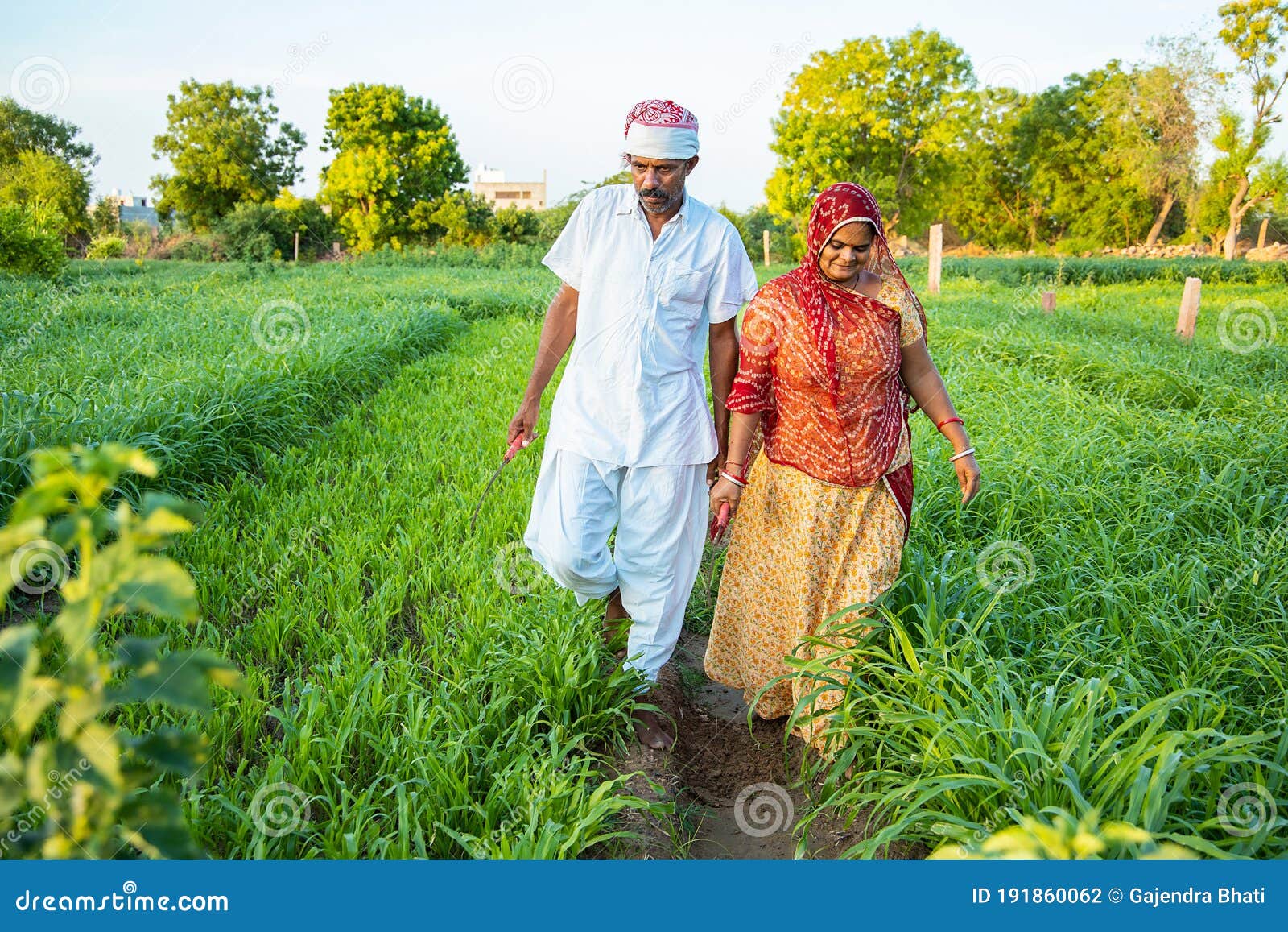 Farmer Standing On His Tea Plantation Hoodoo Wallpaper 