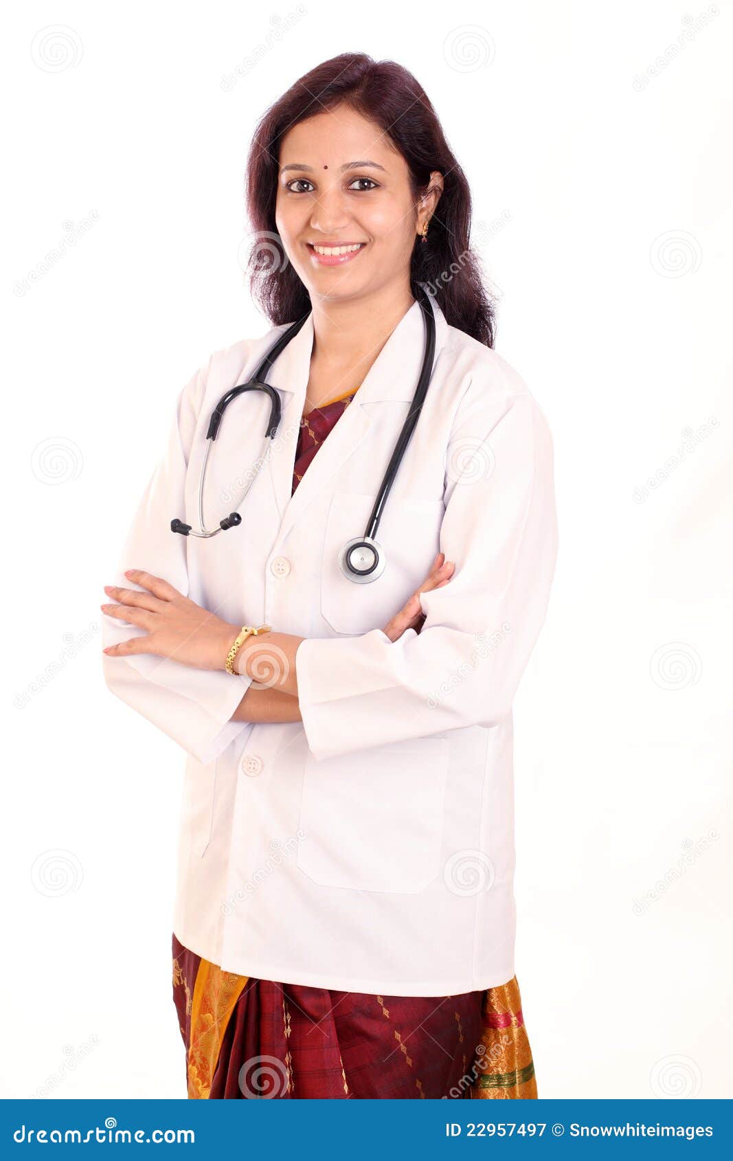 Smiling Lady Doctor Stock Photo Image Of Lady East 19539556