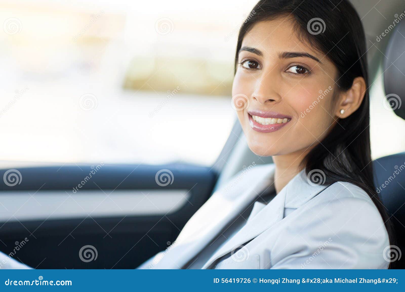 Indian female driver stock photo. Image of ethnicity 56419726