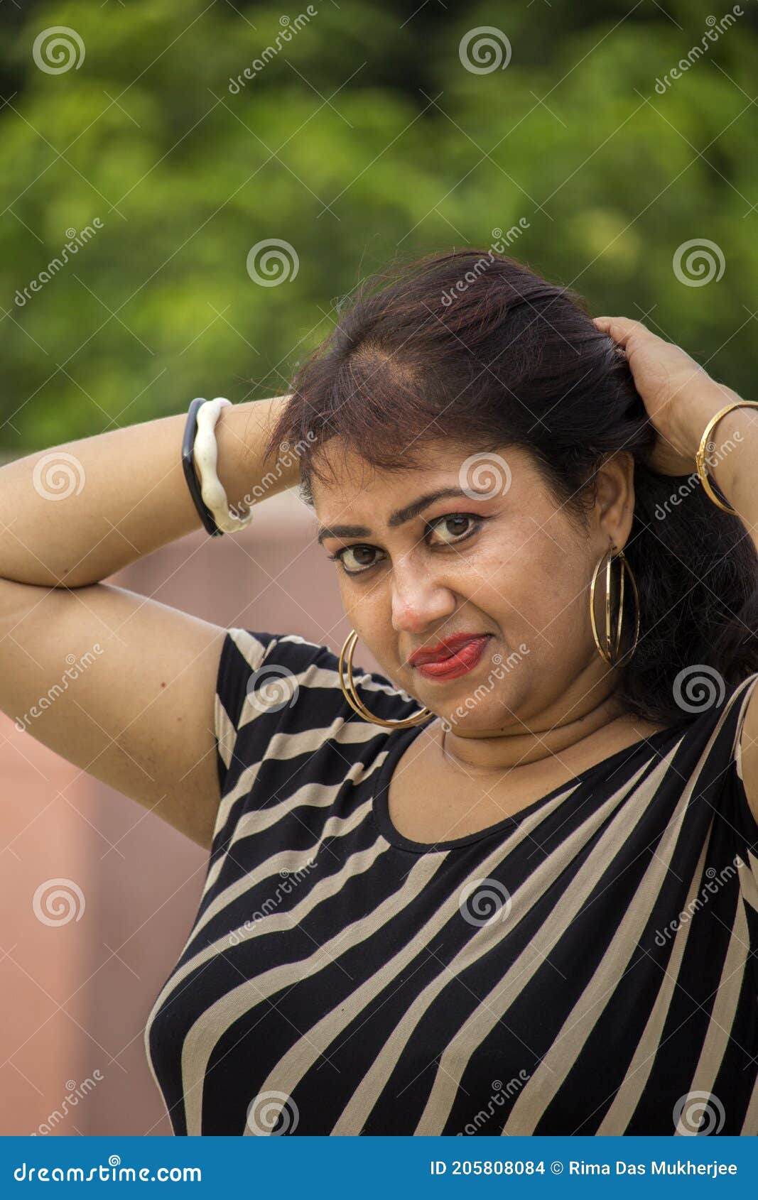 Indian Female Model in Western Dress Stock Photo - Image of dark, haircut:  205808084