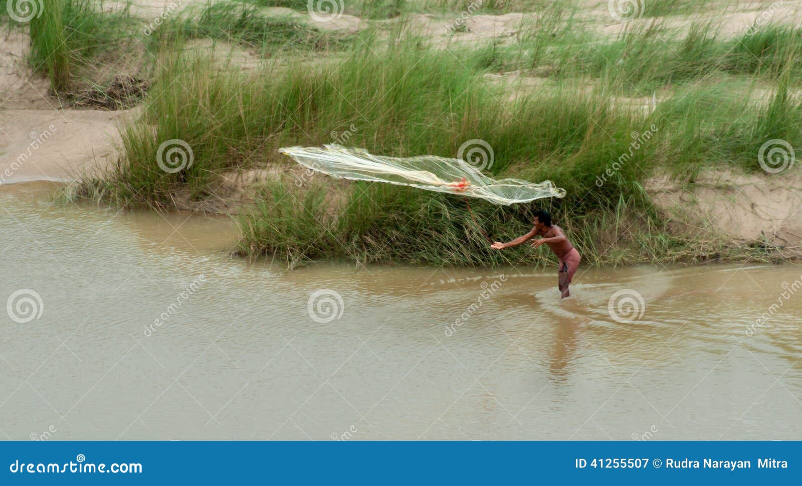 Indian Fishing Throw Net Stock Photos - Free & Royalty-Free Stock Photos  from Dreamstime