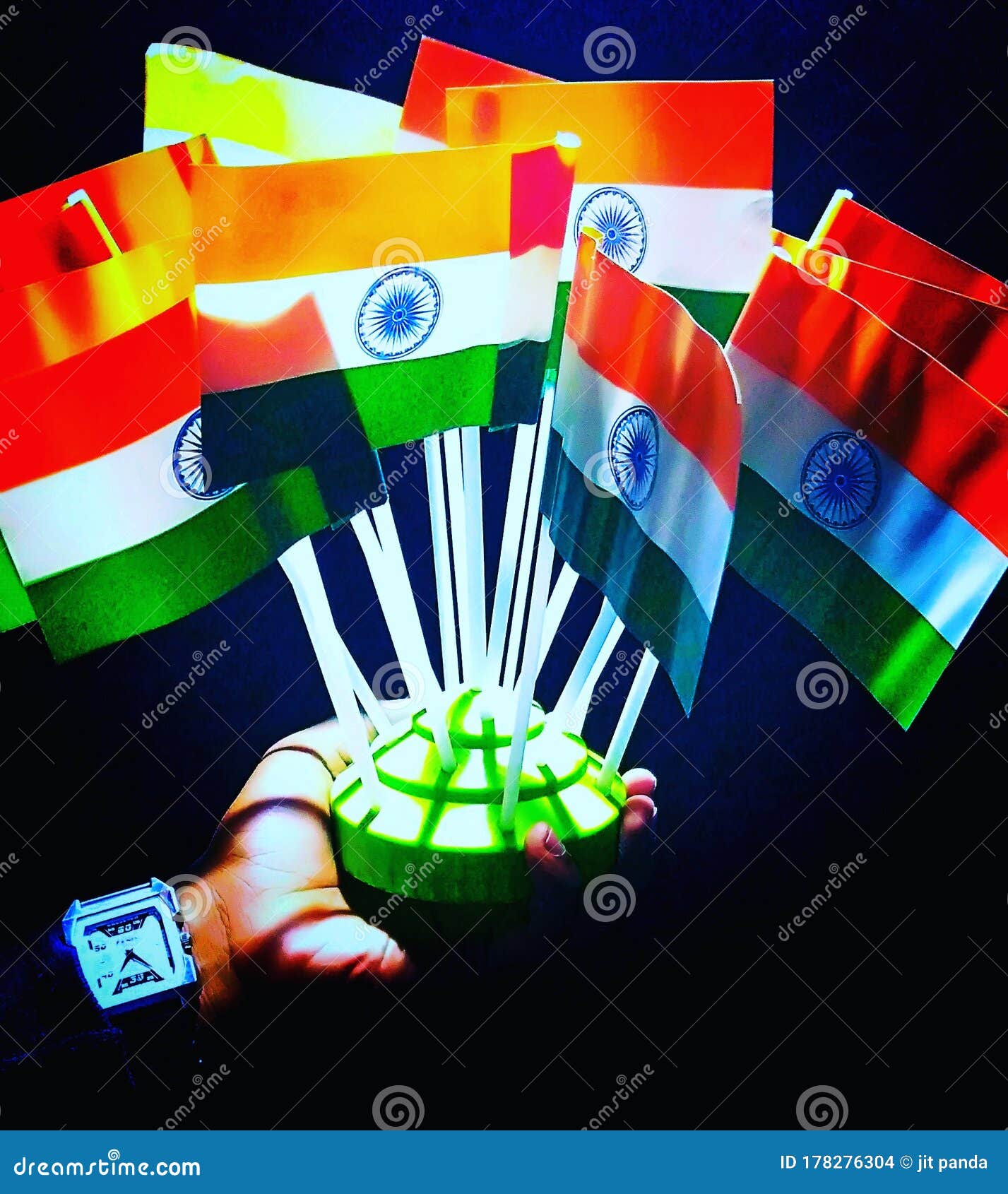 Indian Flag Jay Hind Hd Photo Stock Photo - Image of hind, indian: 178276304