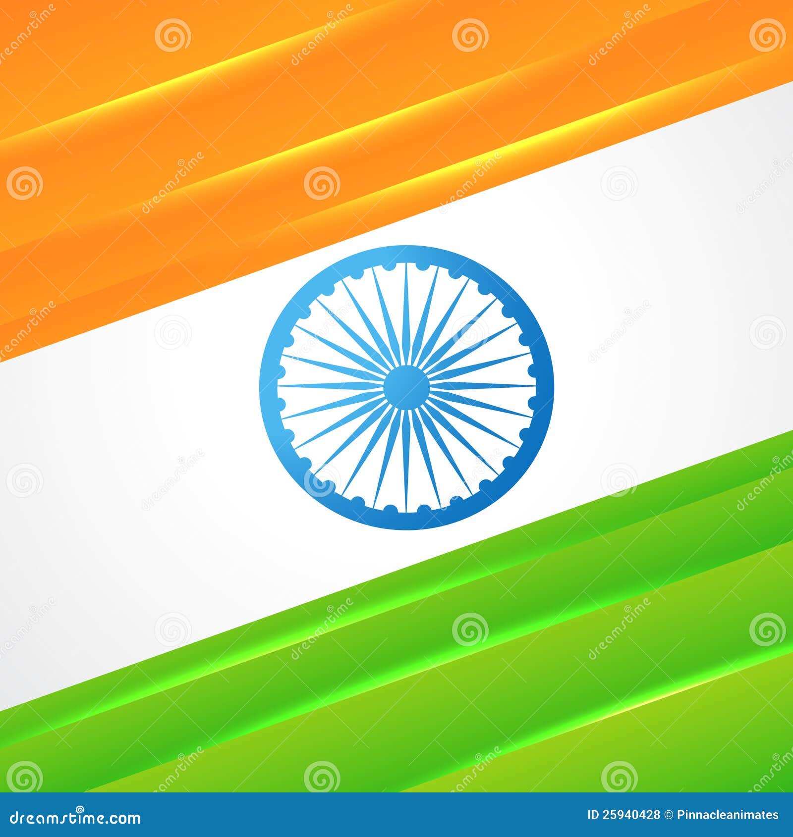 Indian flag vector design stock vector. Illustration of india 25940428