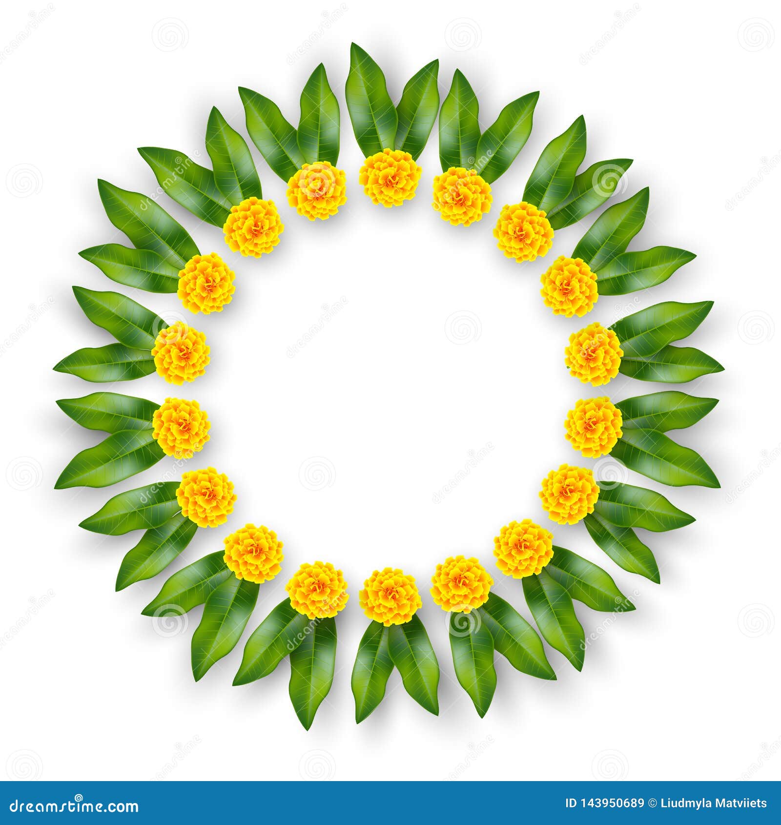 Download Flower Toran For Decoration Vector Illustration ...