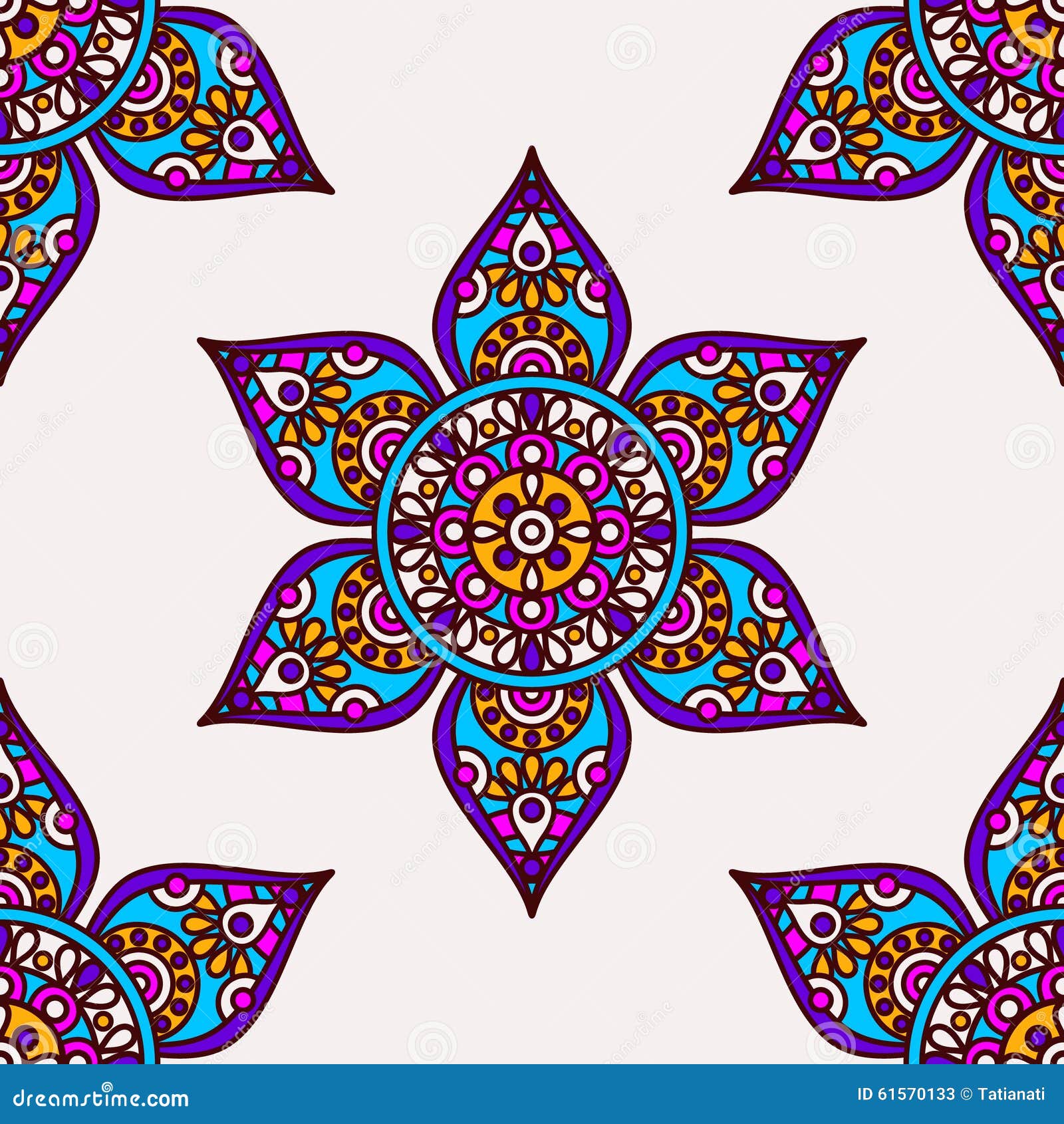 Indian Flower Pattern