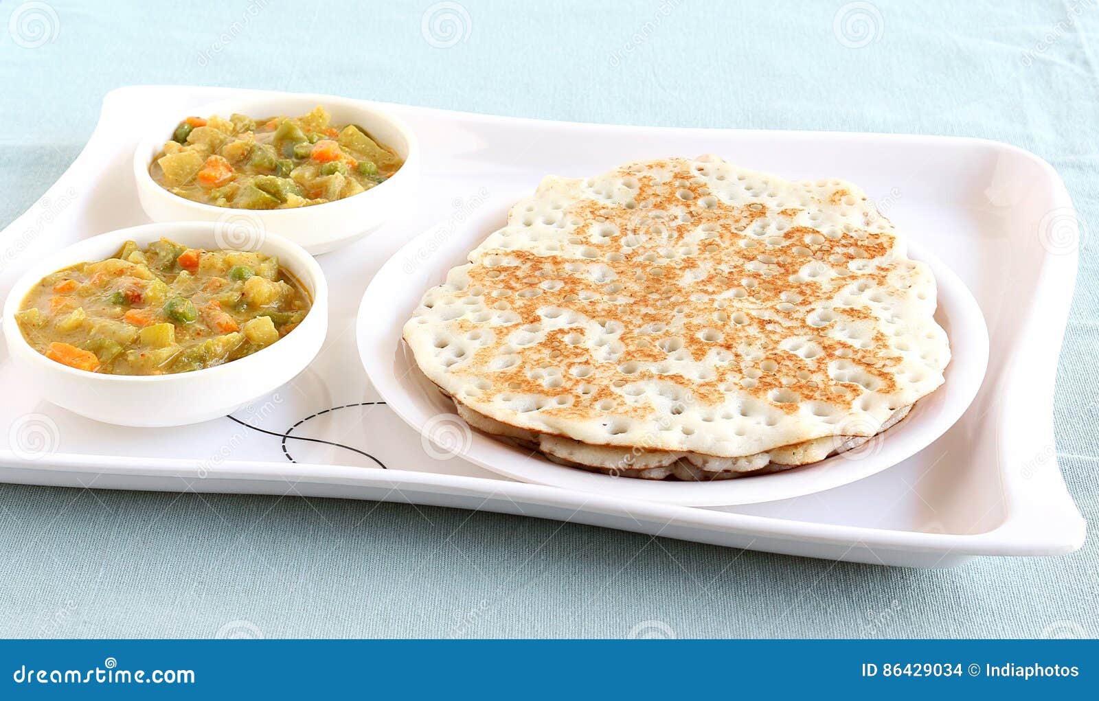 Indian Food Dosa stock photo. Image of curry, tasty, closeup - 86429034