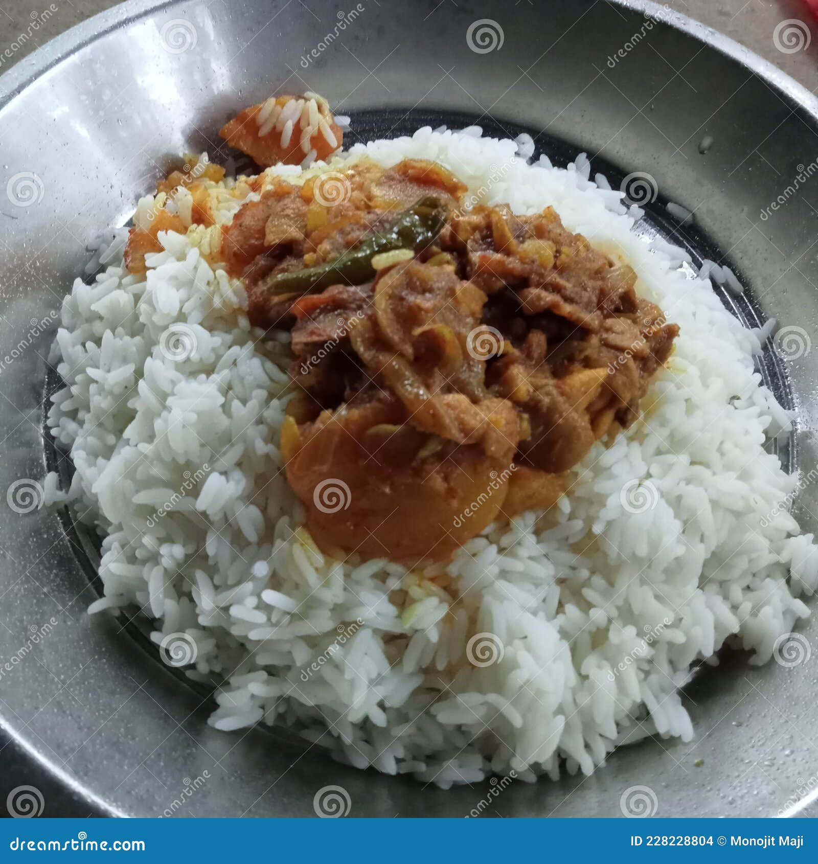 Indian food in lunch time stock photo. Image of basics 228228804