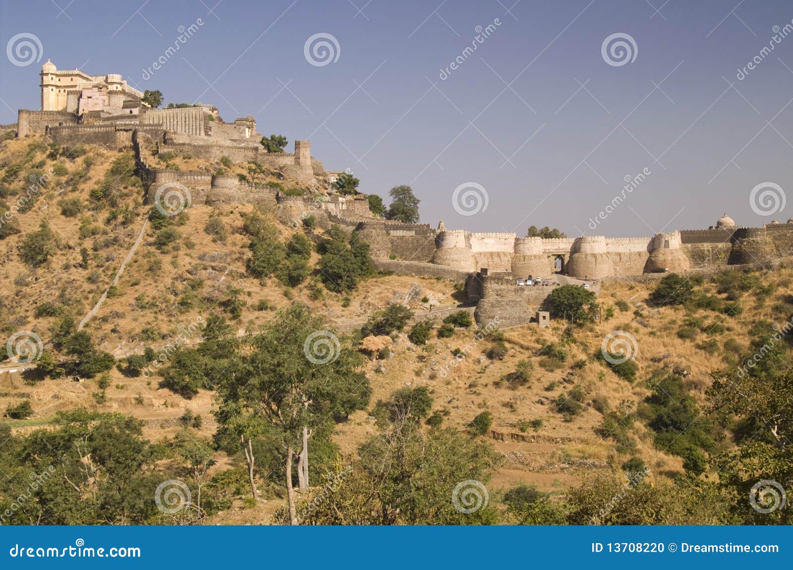 Indian Fortress stock photo. Image of castle, wall, safe - 13708220