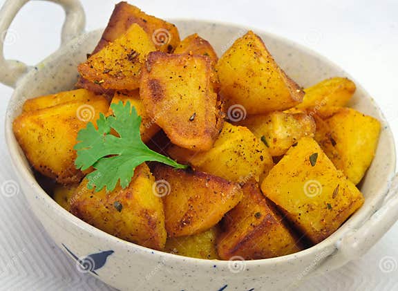Indian Fried Potato stock image. Image of cuisine, kashmiri - 23925637