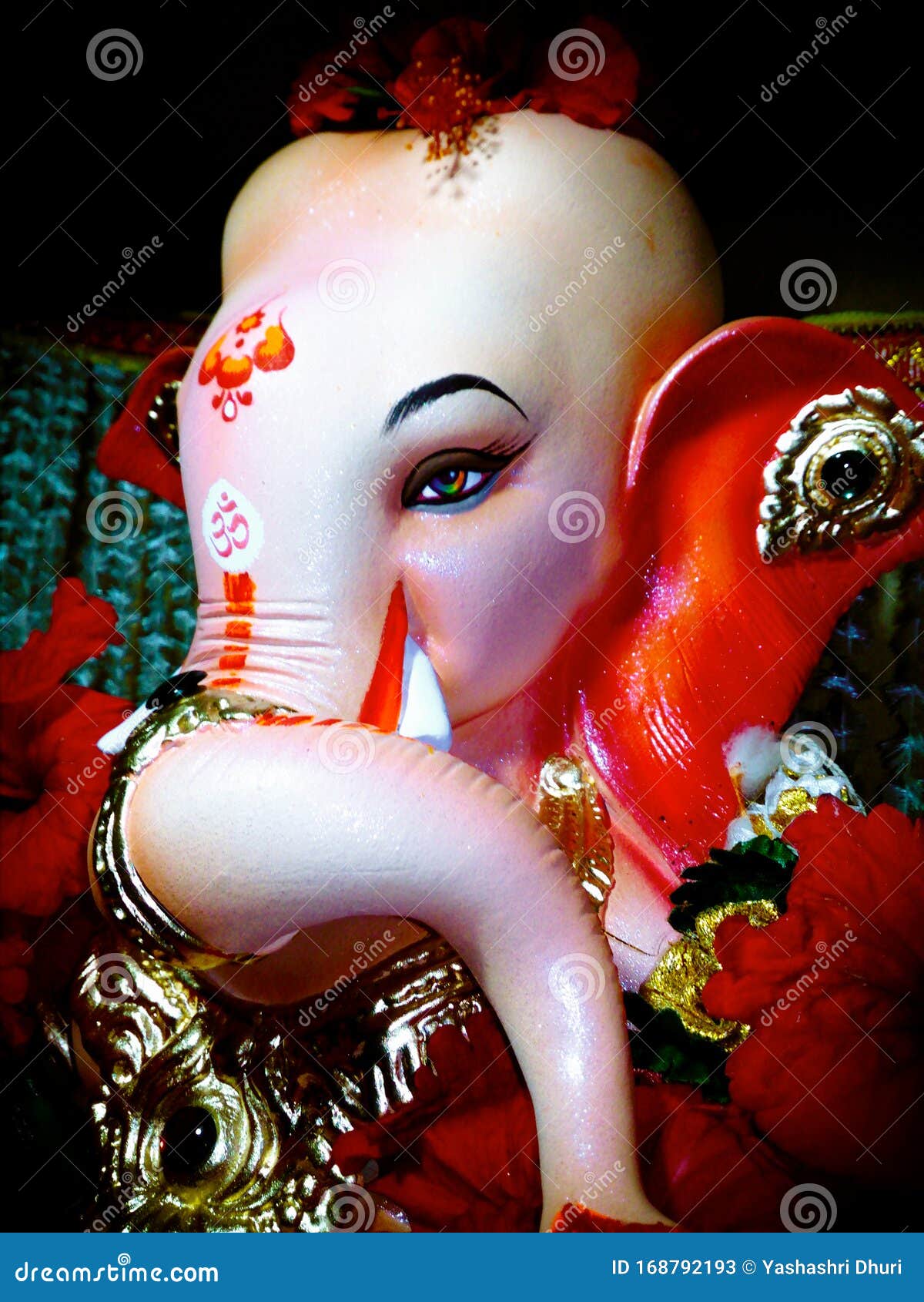 Indian Ganesh Lord Beautiful Murti. Stock Image - Image of beautiful, lord:  168792193