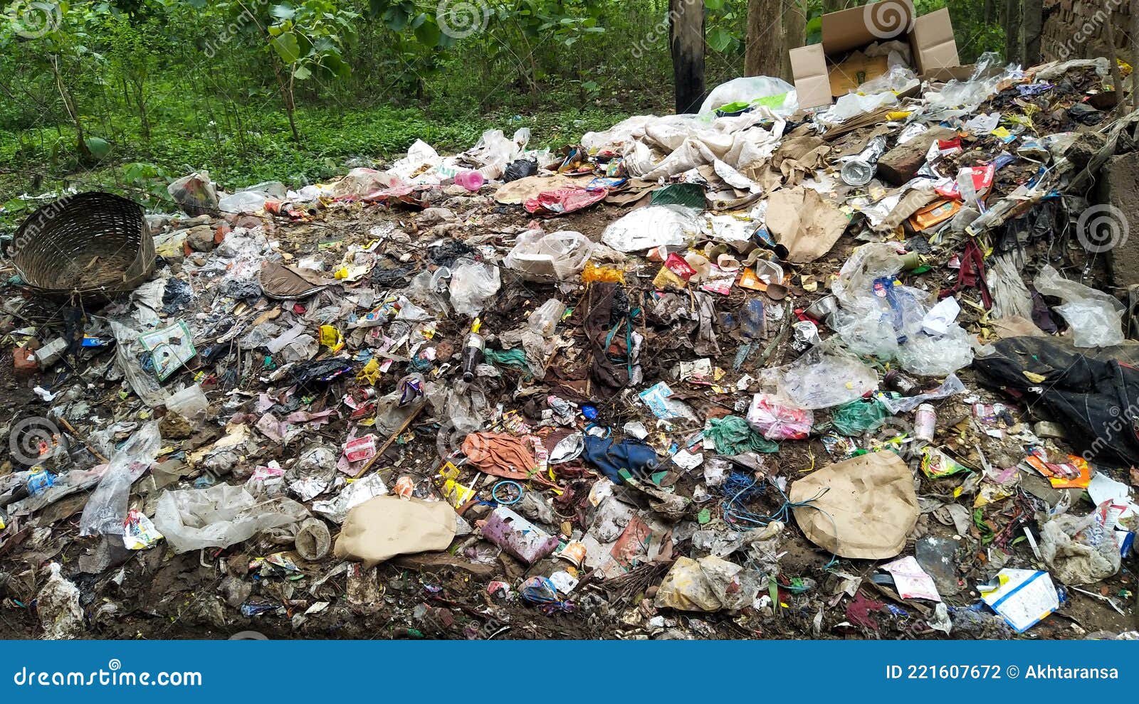 Indian Garbage or Rubbish Dump Editorial Photography Image of