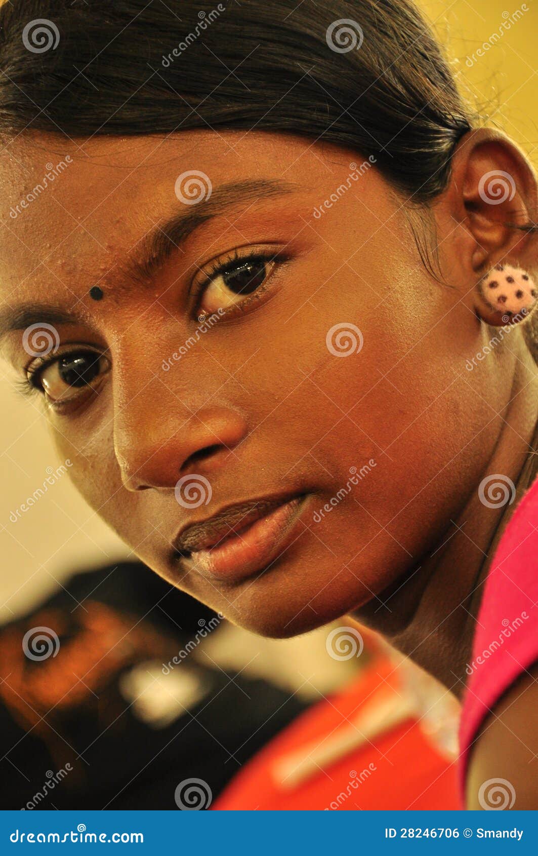 Indian Girl With Bindi Editorial Photo - Image: 28246706