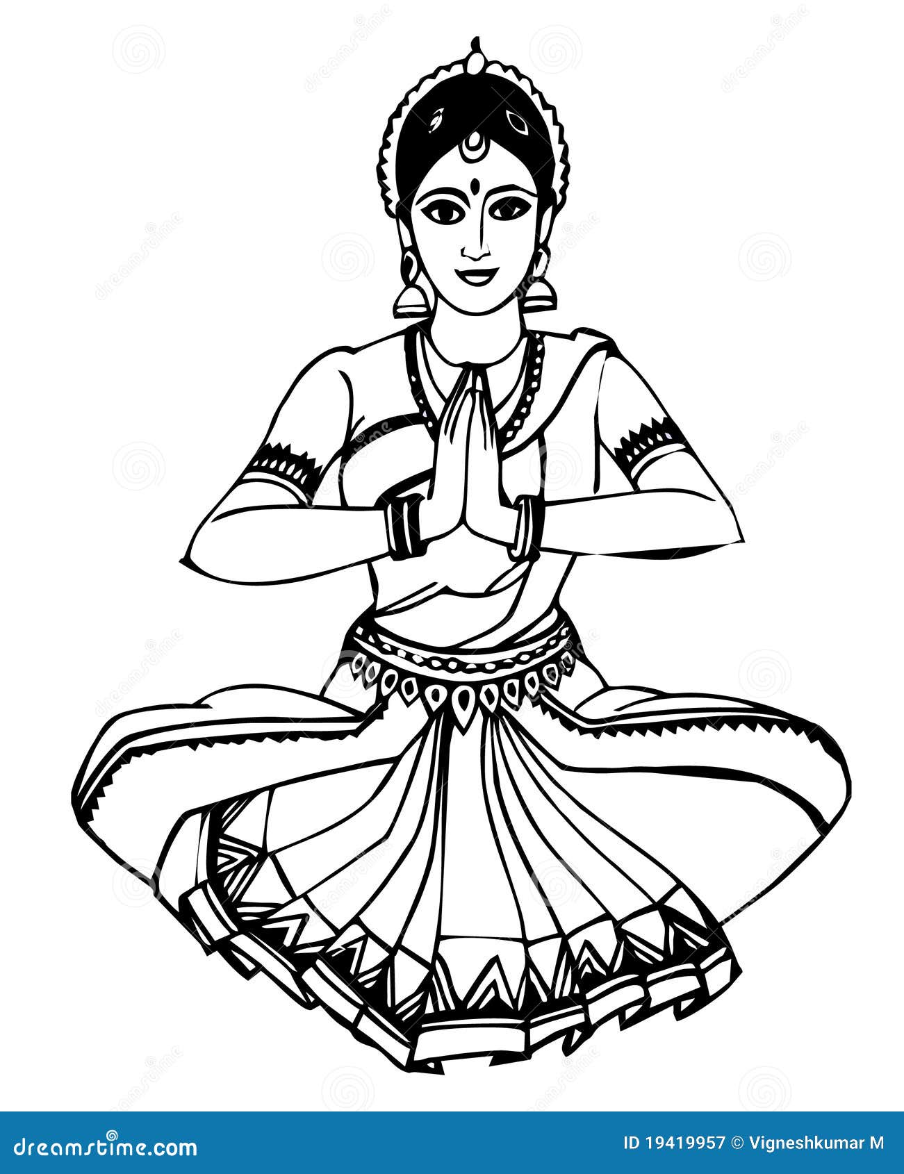 indian girl - dancing