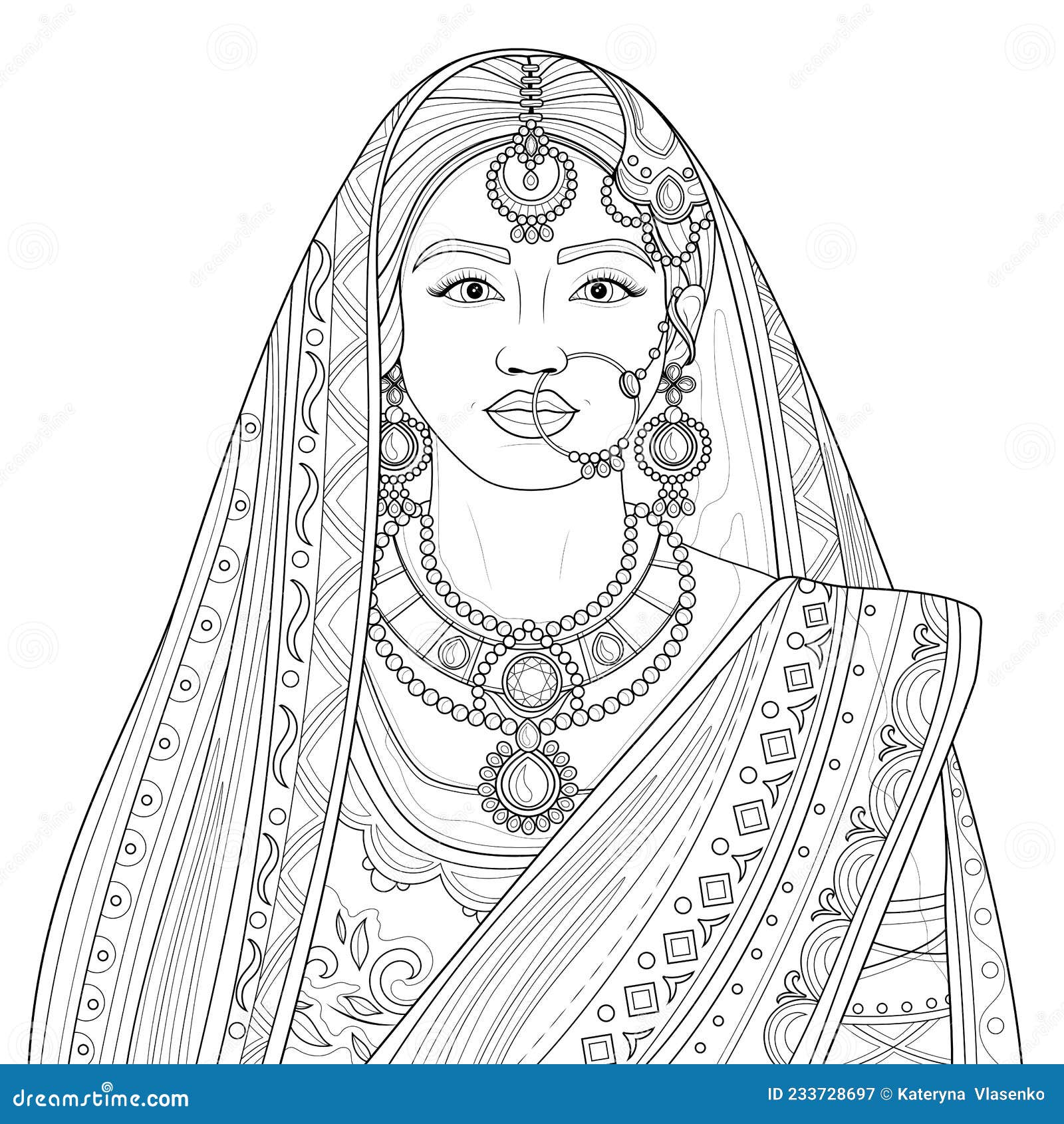 How to draw a Traditional Bride  Pencil drawing tutorial  mandala art  of an indian bride  DrawingGirl Pencildrawing Facedrawing  By  Drawingneelu  Facebook
