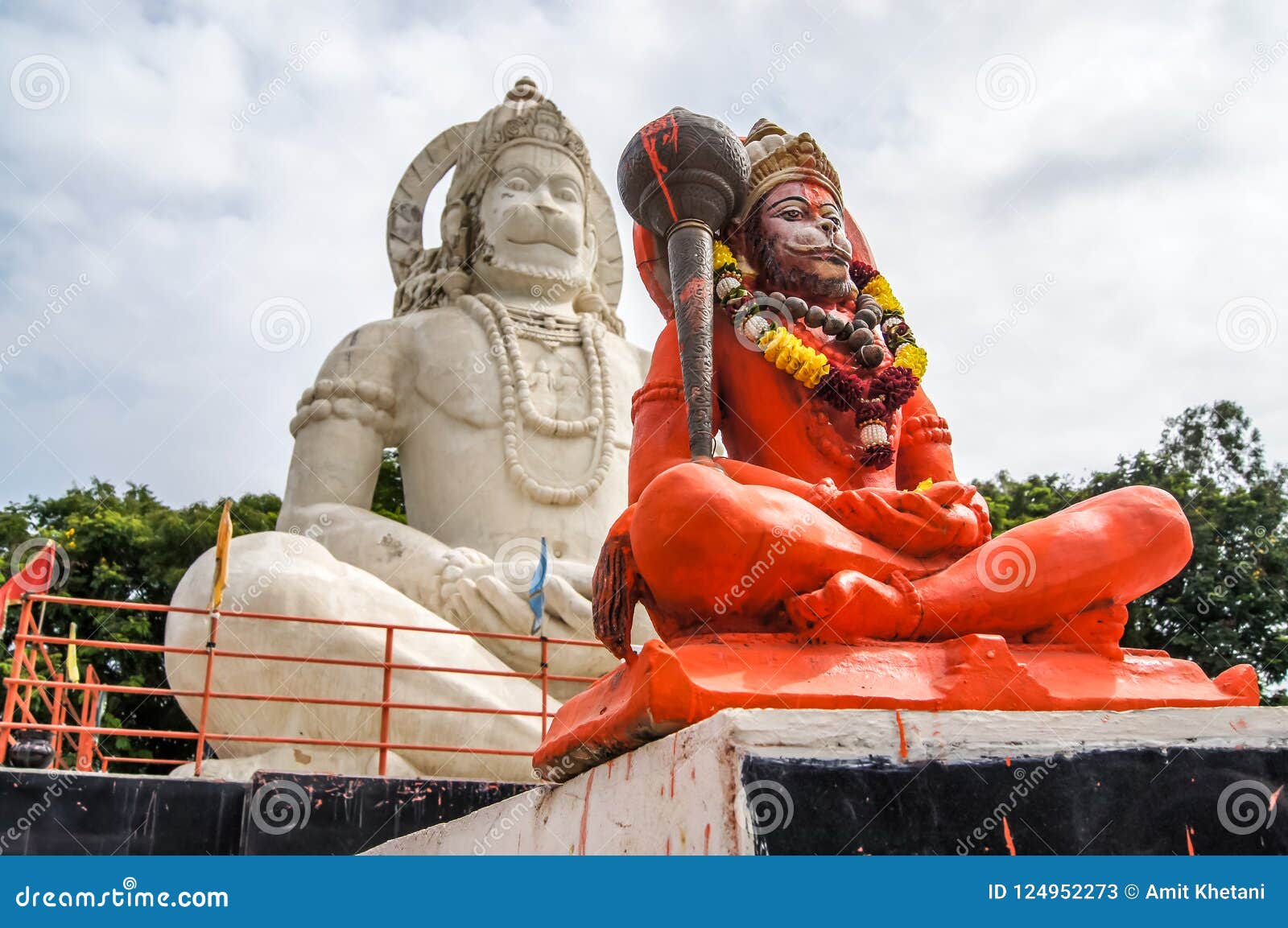 Hindu God Hanuman Idol, Huge Statue of Indian Lord Hanuman ...