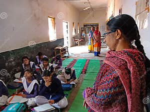Indian School Teacher After Class Telegraph