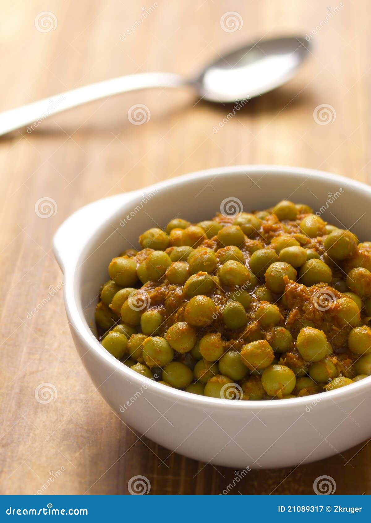 Indian green pea curry stock image. Image of vegetables 21089317