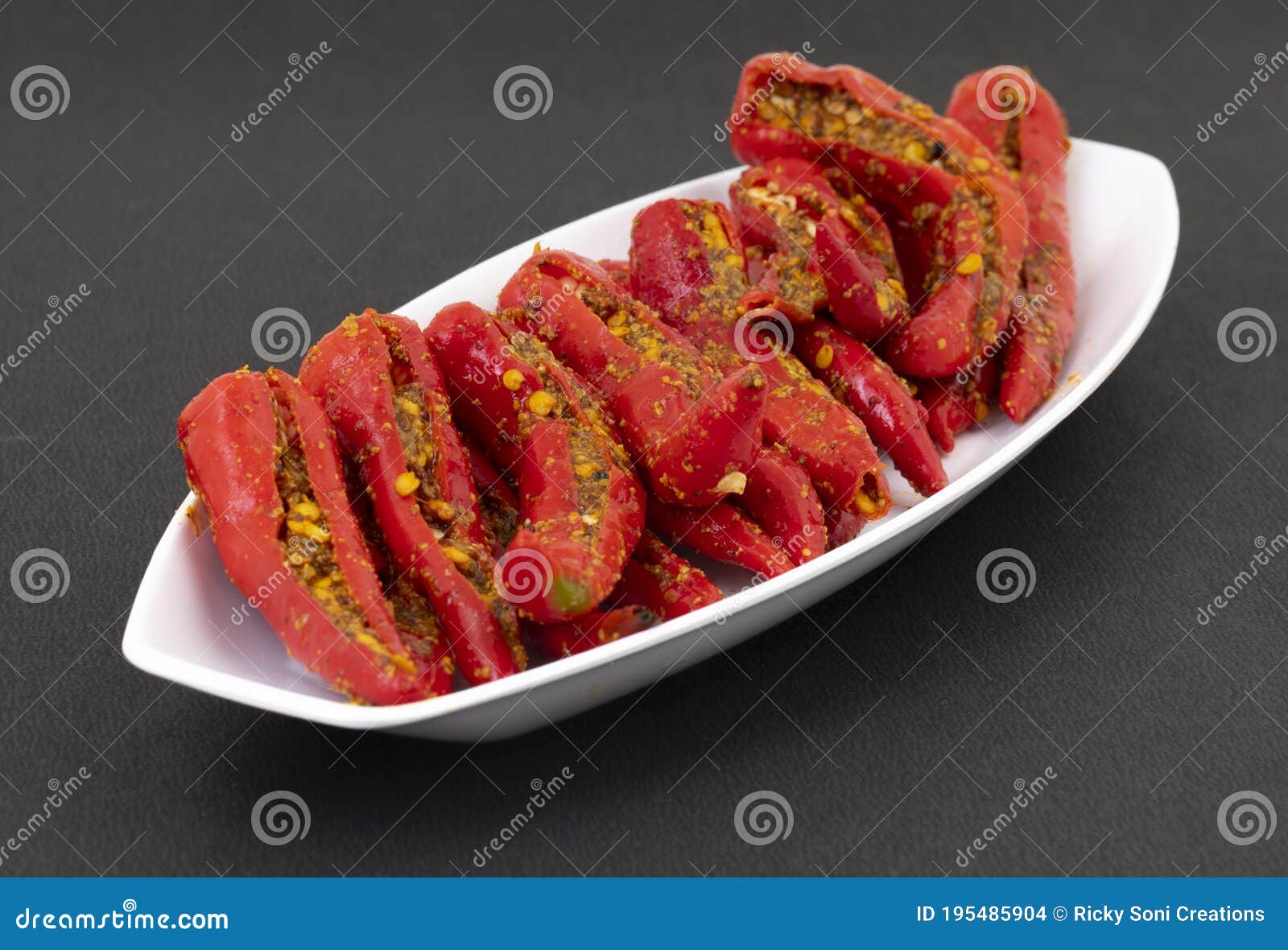 indian homemade red chilli pickle