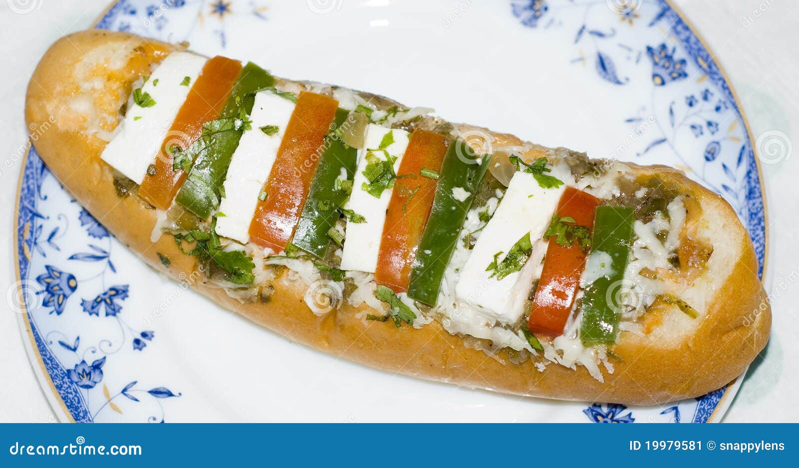 An Indian Hotdog stock image. Image of plate, hotdog 19979581