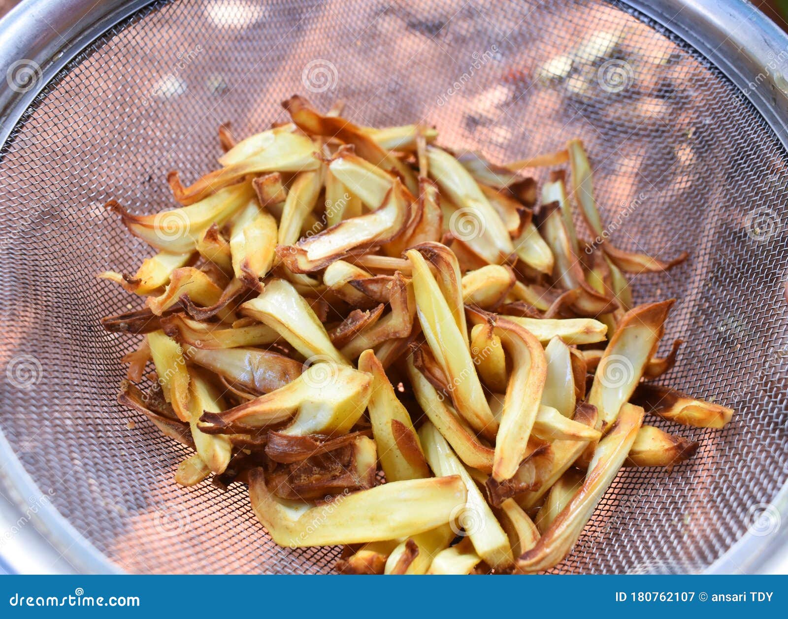 Indian Jackfruit Chips stock image. Image of cook, recipe 180762107