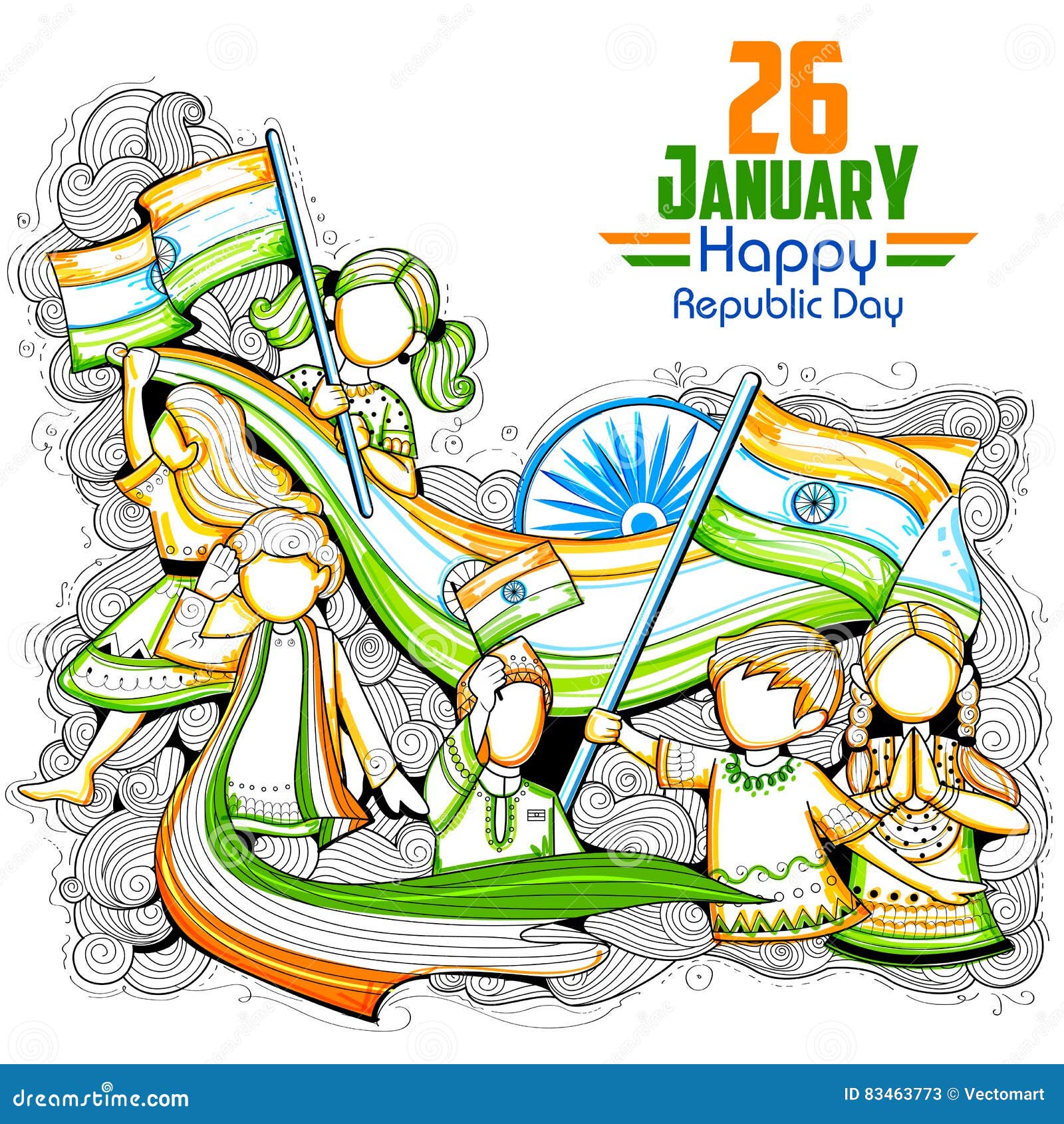How to Draw REPUBLIC DAY Flag Drawing for kids by mlspcart on DeviantArt-saigonsouth.com.vn