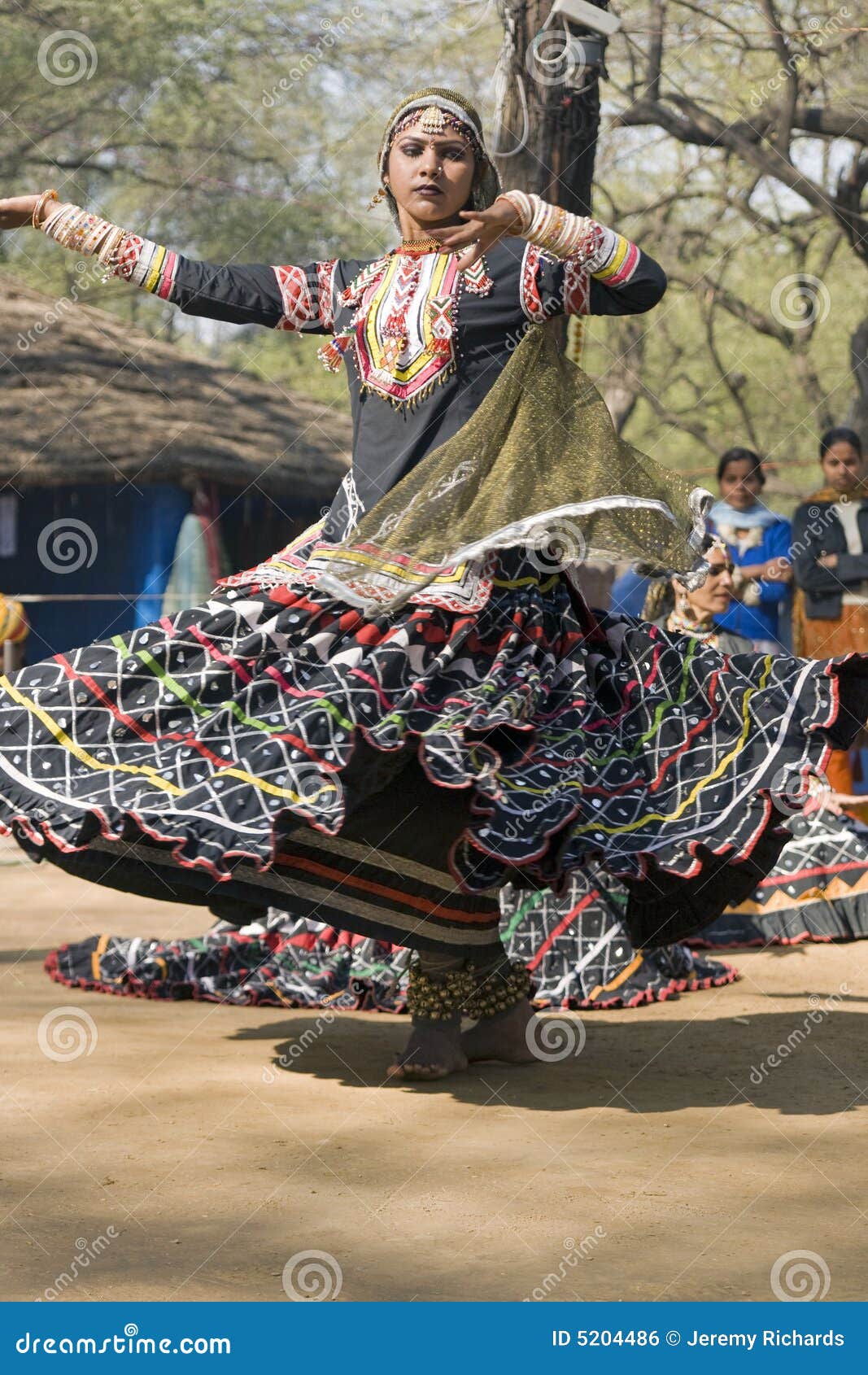 Indian Lady Dancing editorial photo. Image of festival 5204486