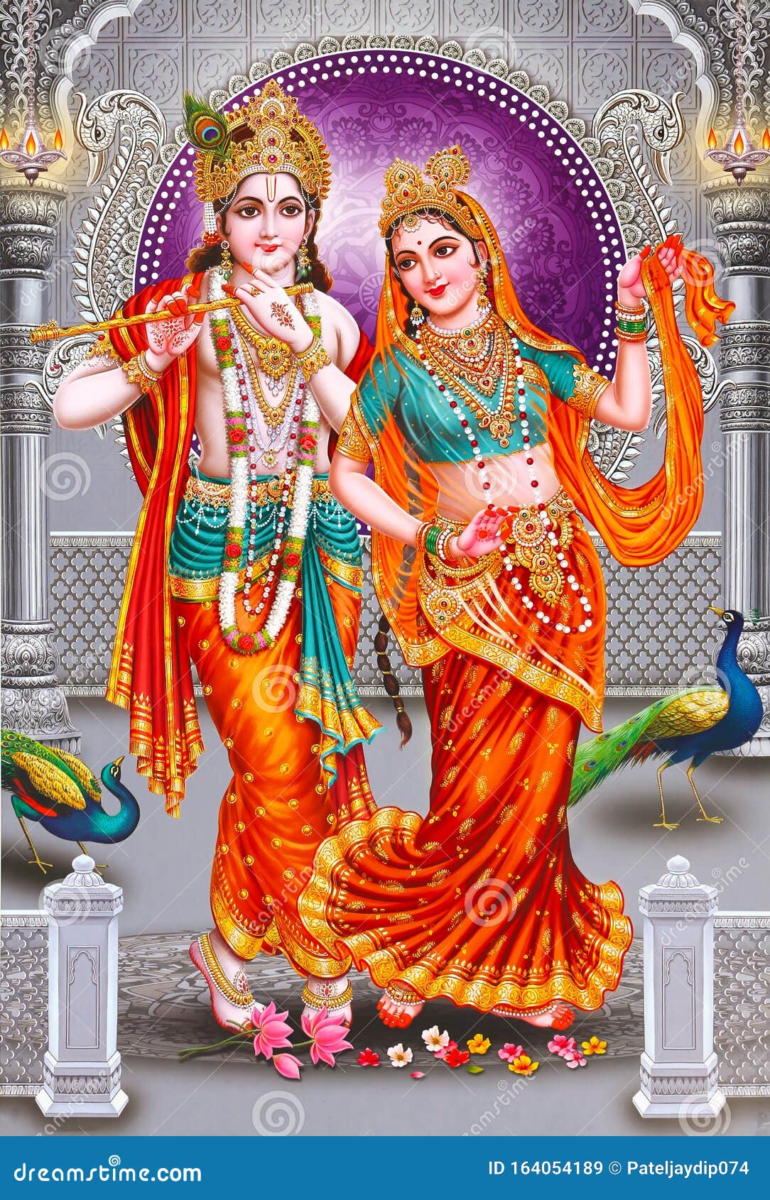 lord radha krishna beautiful wallpaper with background