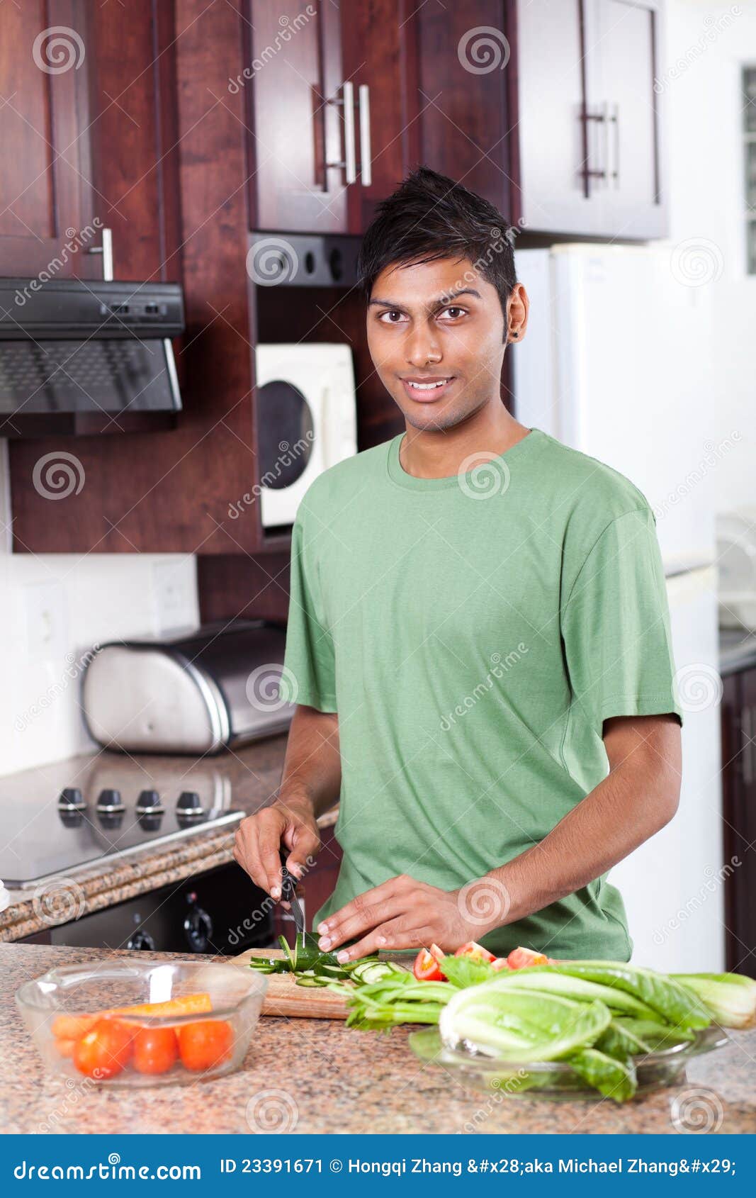 Indian Man Cooking Stock Image Image Of Male Cooking 23391671 