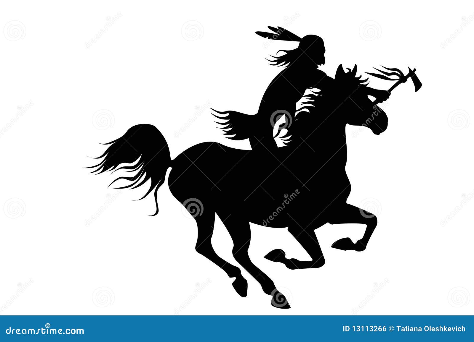 native american horse clip art