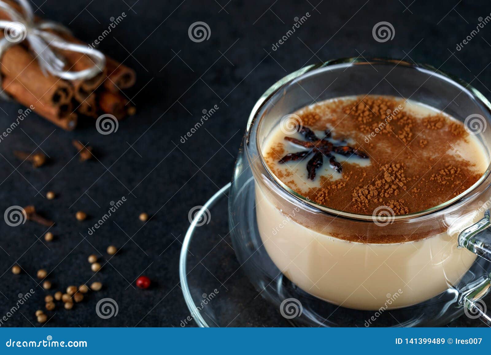 Indian Masala Tea stock image. Image of chai, drink - 141399489