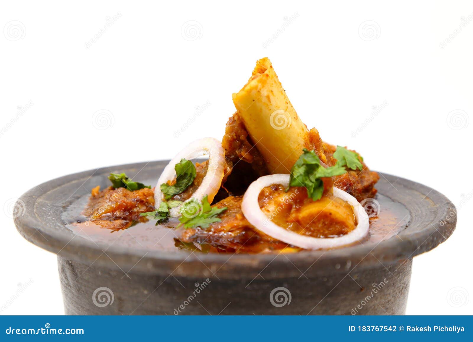 Indian Meat Dish or Mutton Curry Stock Photo Image of beef, black