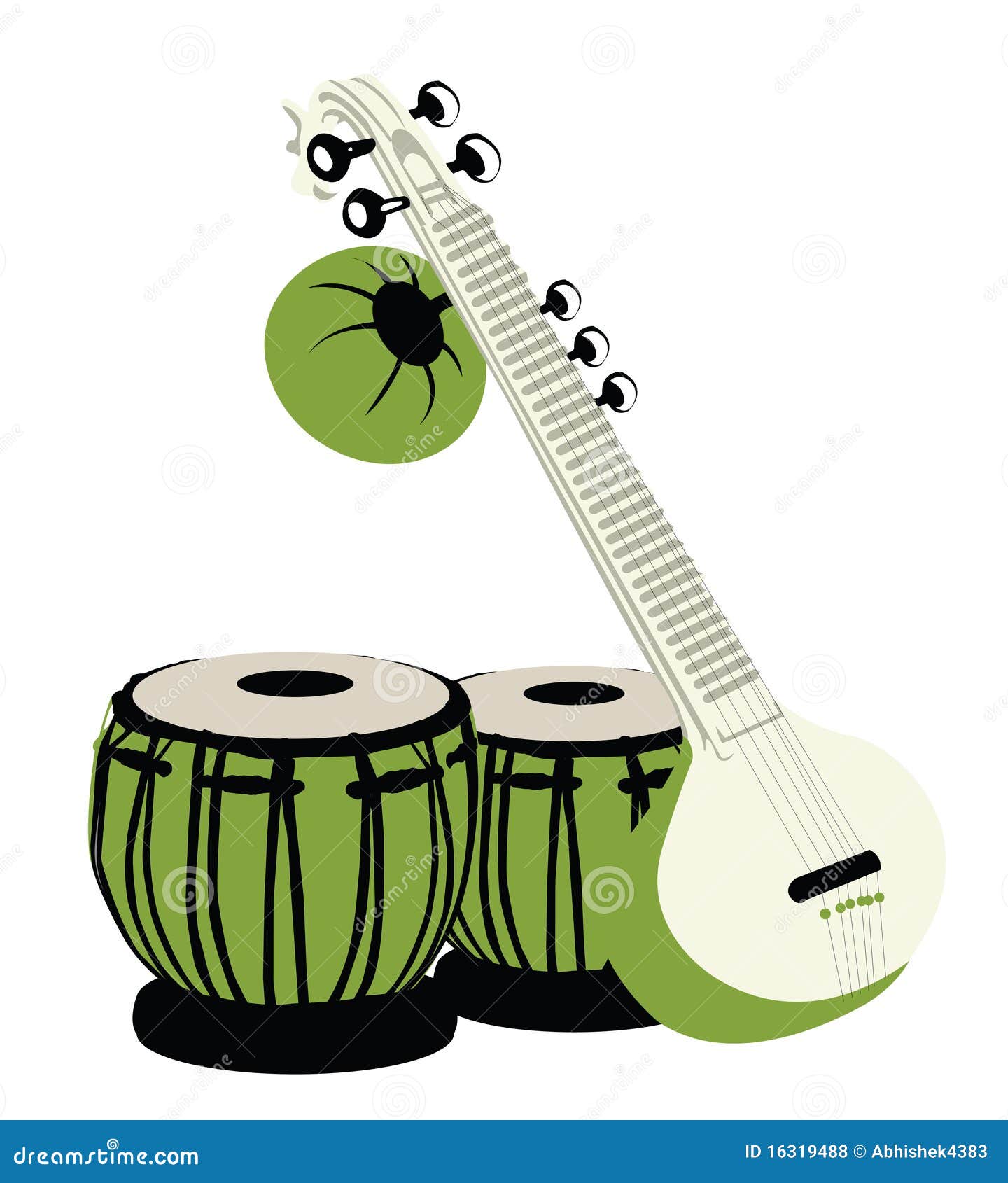 Musical instruments sketch Black and White Stock Photos & Images - Alamy